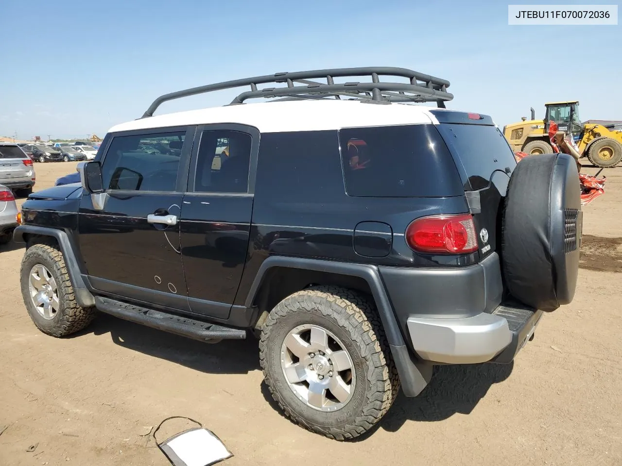 2007 Toyota Fj Cruiser VIN: JTEBU11F070072036 Lot: 70684024