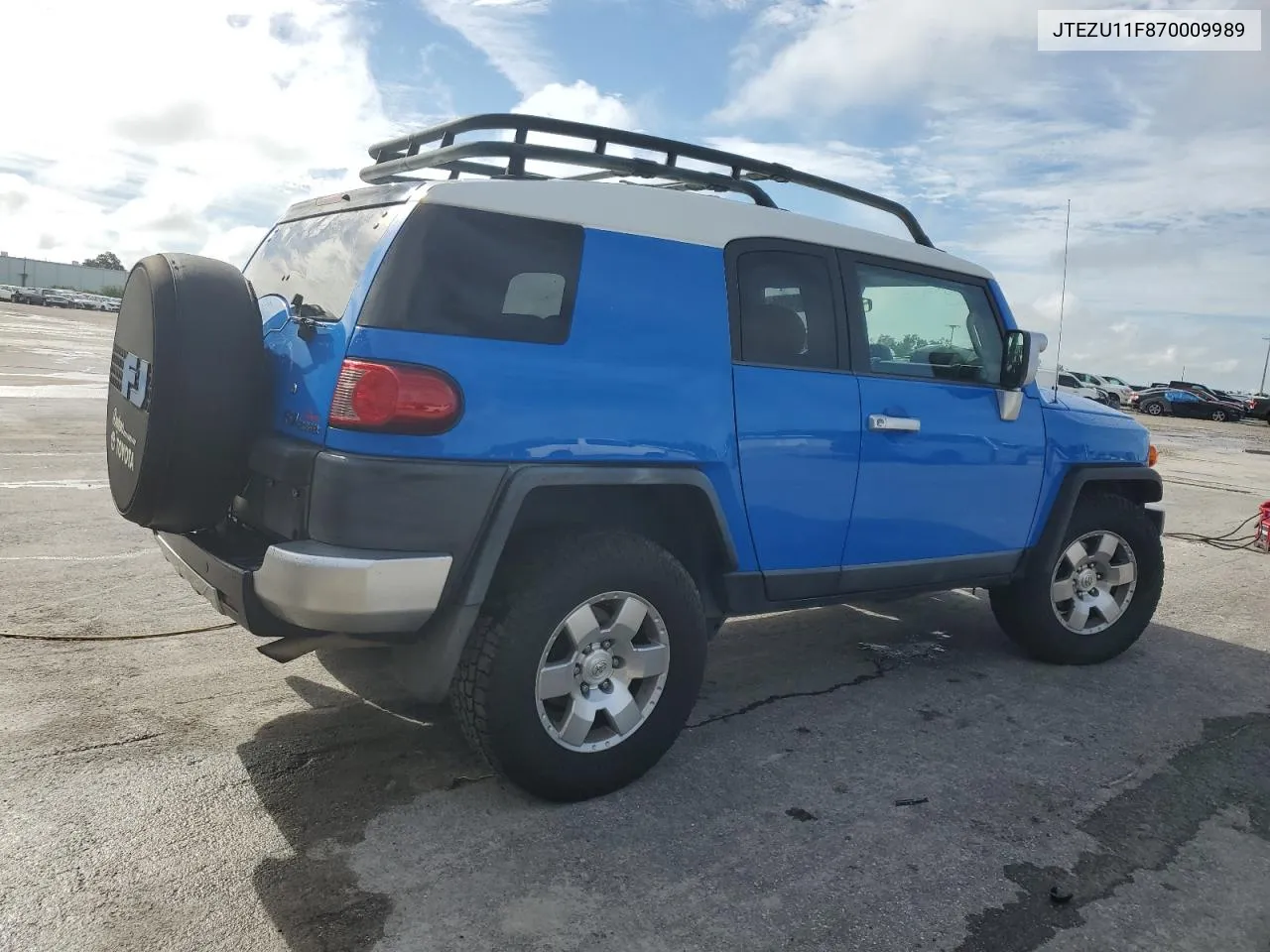 2007 Toyota Fj Cruiser VIN: JTEZU11F870009989 Lot: 70924124