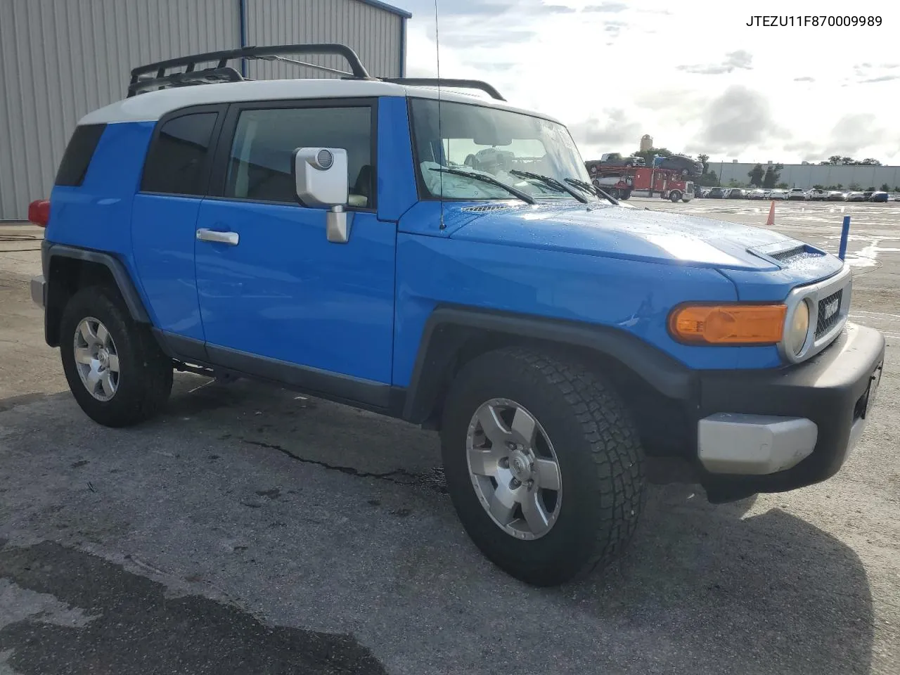 2007 Toyota Fj Cruiser VIN: JTEZU11F870009989 Lot: 70924124