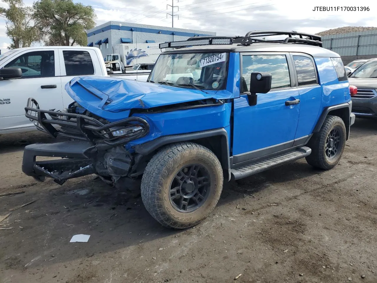 JTEBU11F170031396 2007 Toyota Fj Cruiser