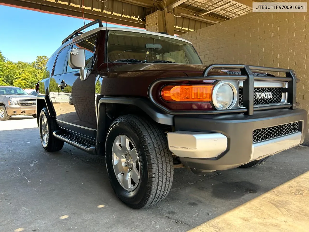 2007 Toyota Fj Cruiser VIN: JTEBU11F970091684 Lot: 72135734