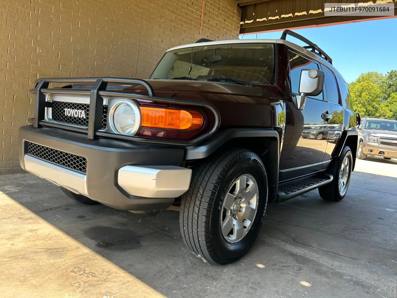 2007 Toyota Fj Cruiser VIN: JTEBU11F970091684 Lot: 72135734