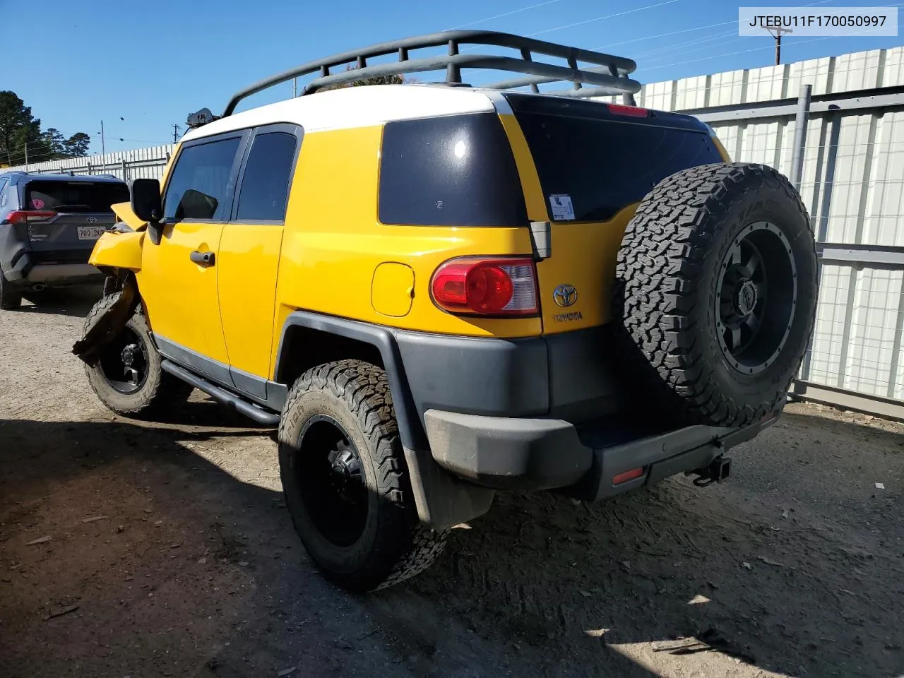 2007 Toyota Fj Cruiser VIN: JTEBU11F170050997 Lot: 78830123