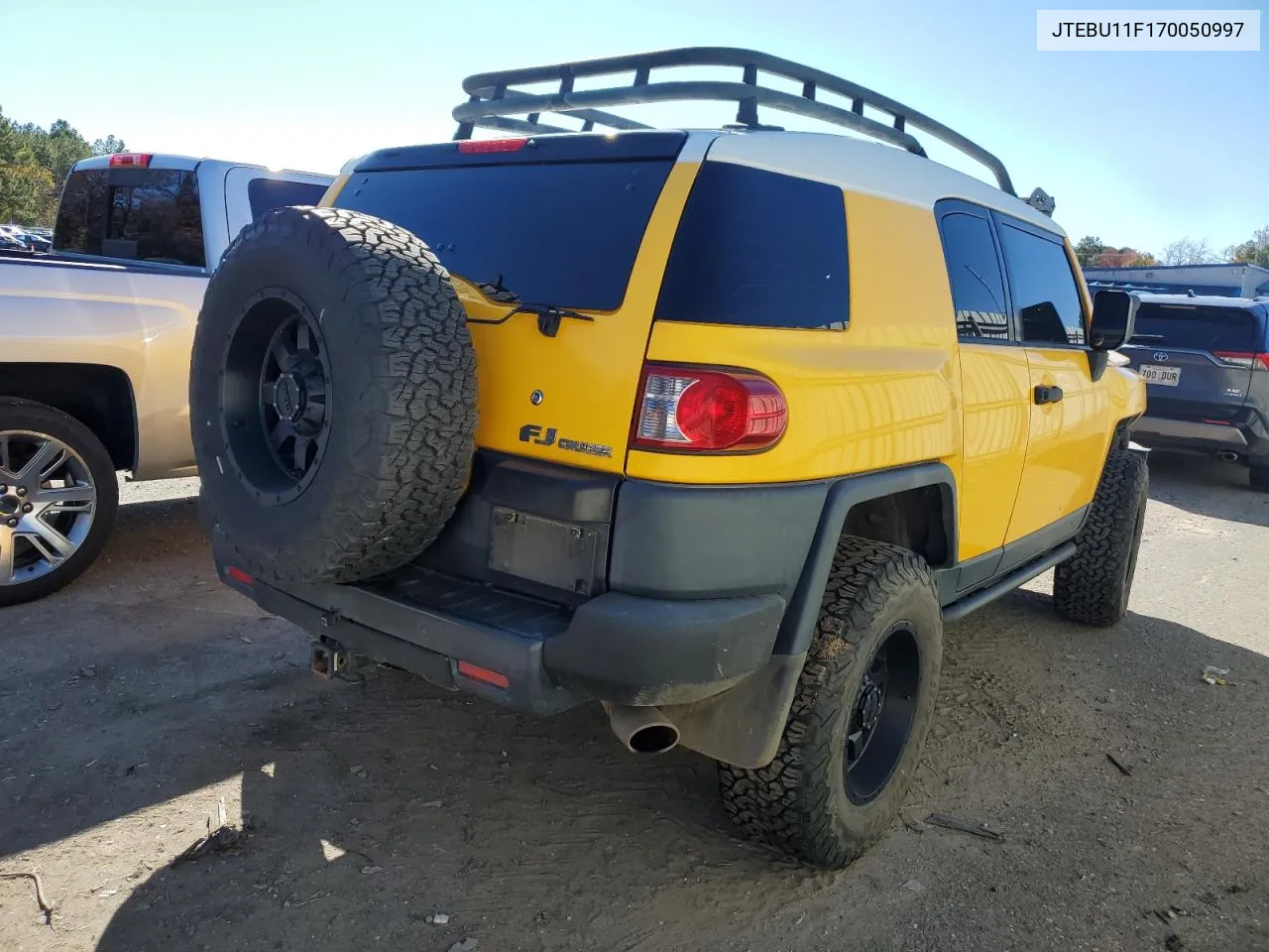 2007 Toyota Fj Cruiser VIN: JTEBU11F170050997 Lot: 78830123