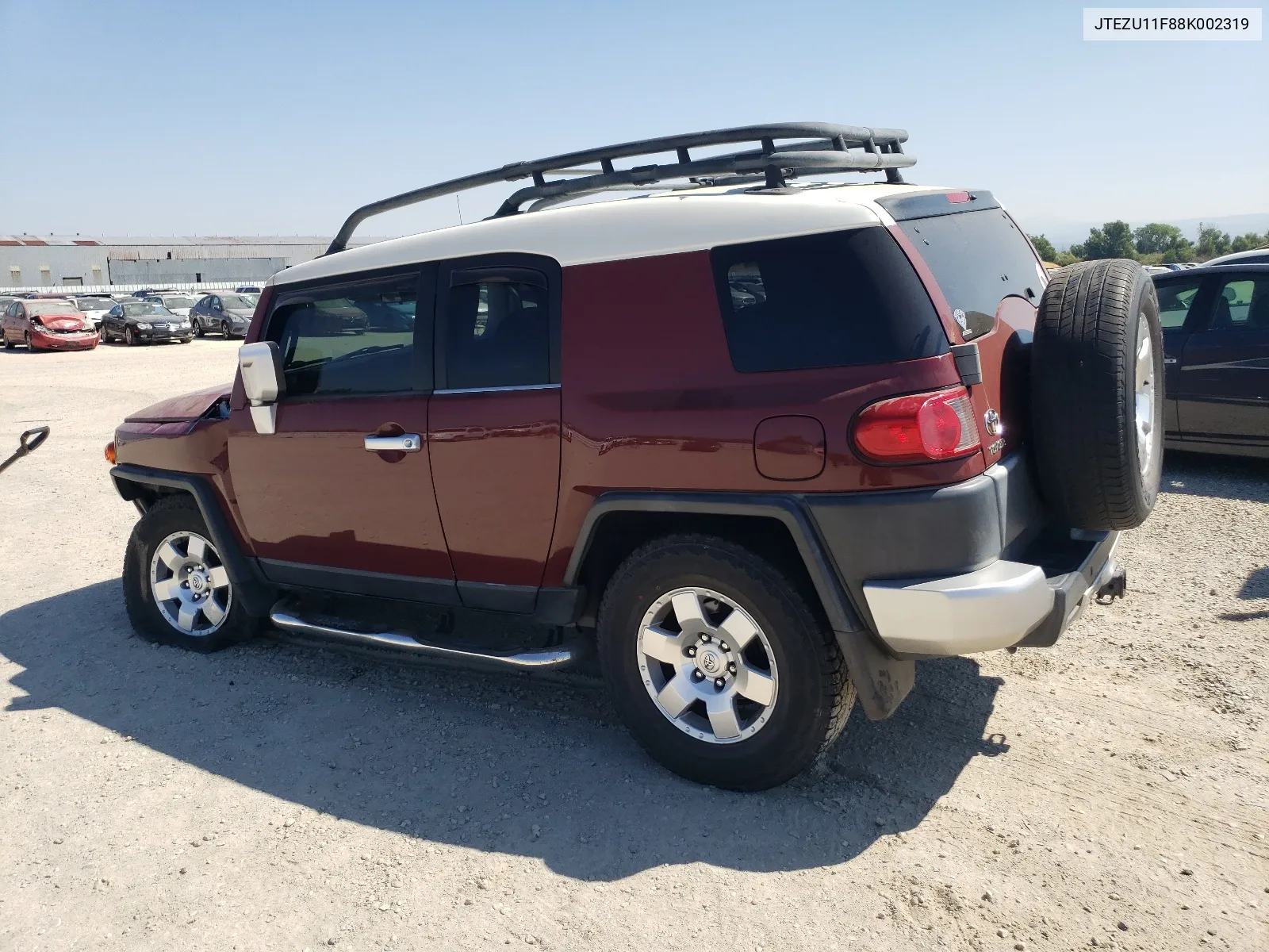 2008 Toyota Fj Cruiser VIN: JTEZU11F88K002319 Lot: 67167314