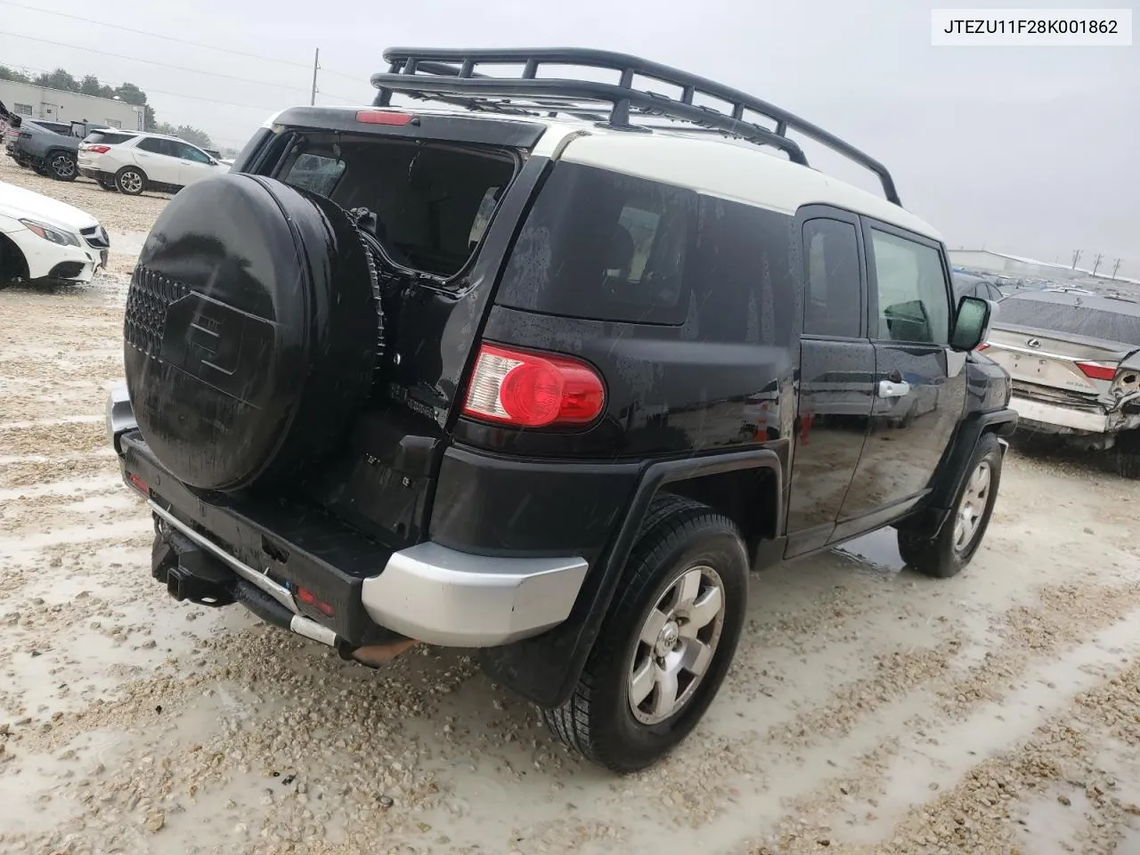 2008 Toyota Fj Cruiser VIN: JTEZU11F28K001862 Lot: 68428714