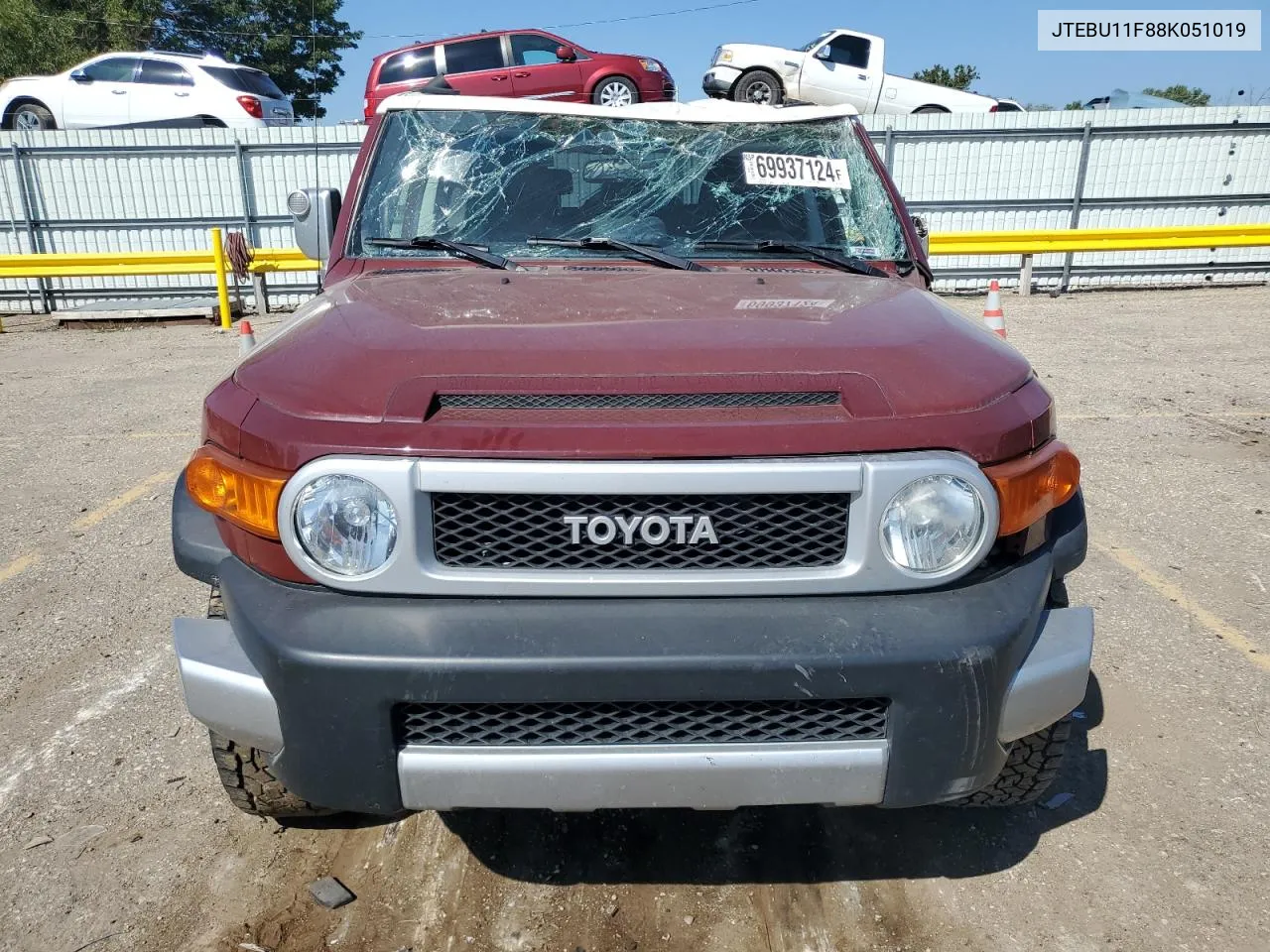 JTEBU11F88K051019 2008 Toyota Fj Cruiser