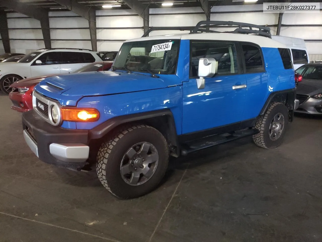 2008 Toyota Fj Cruiser VIN: JTEBU11F28K027377 Lot: 71754134