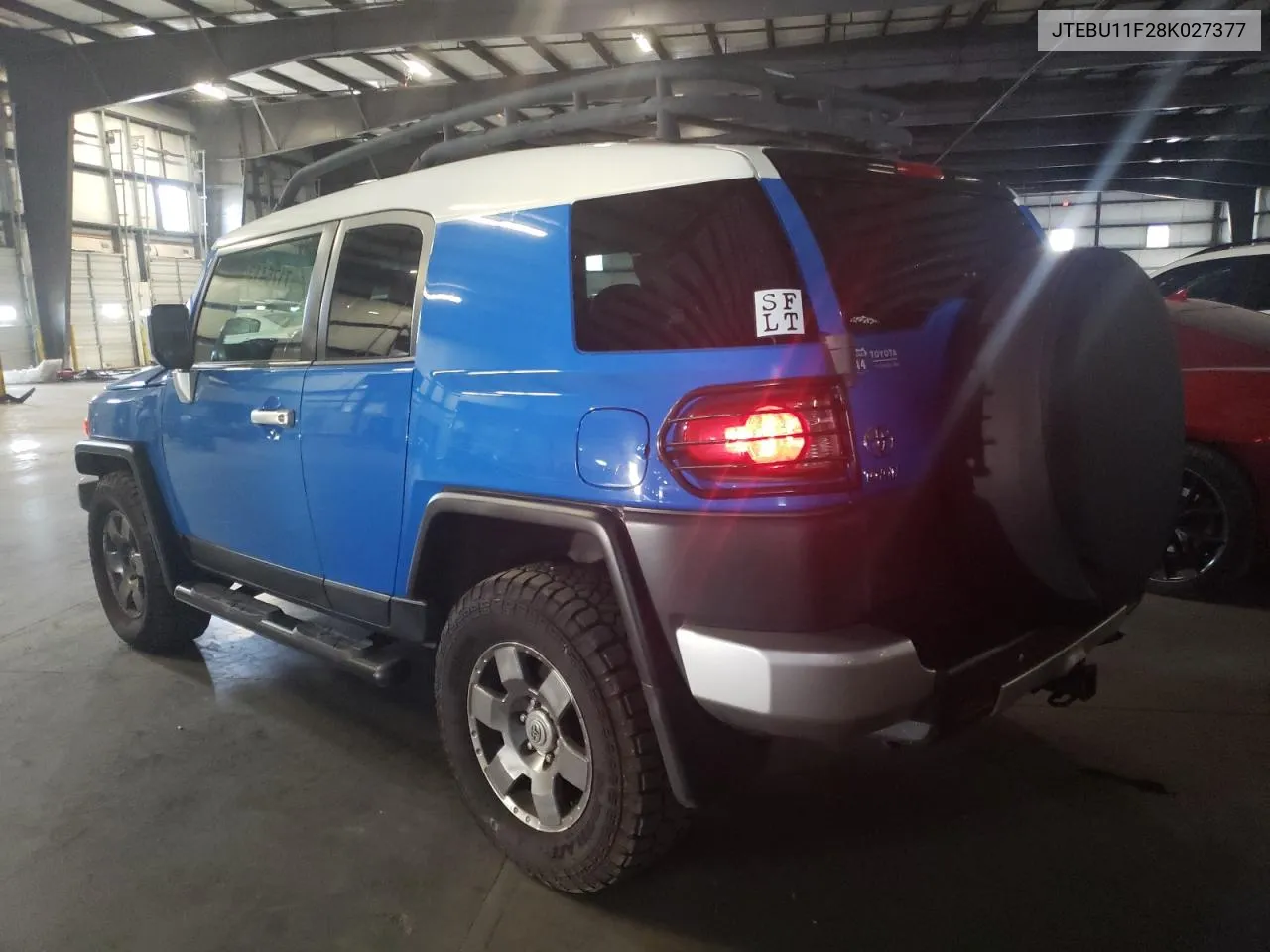 2008 Toyota Fj Cruiser VIN: JTEBU11F28K027377 Lot: 71754134