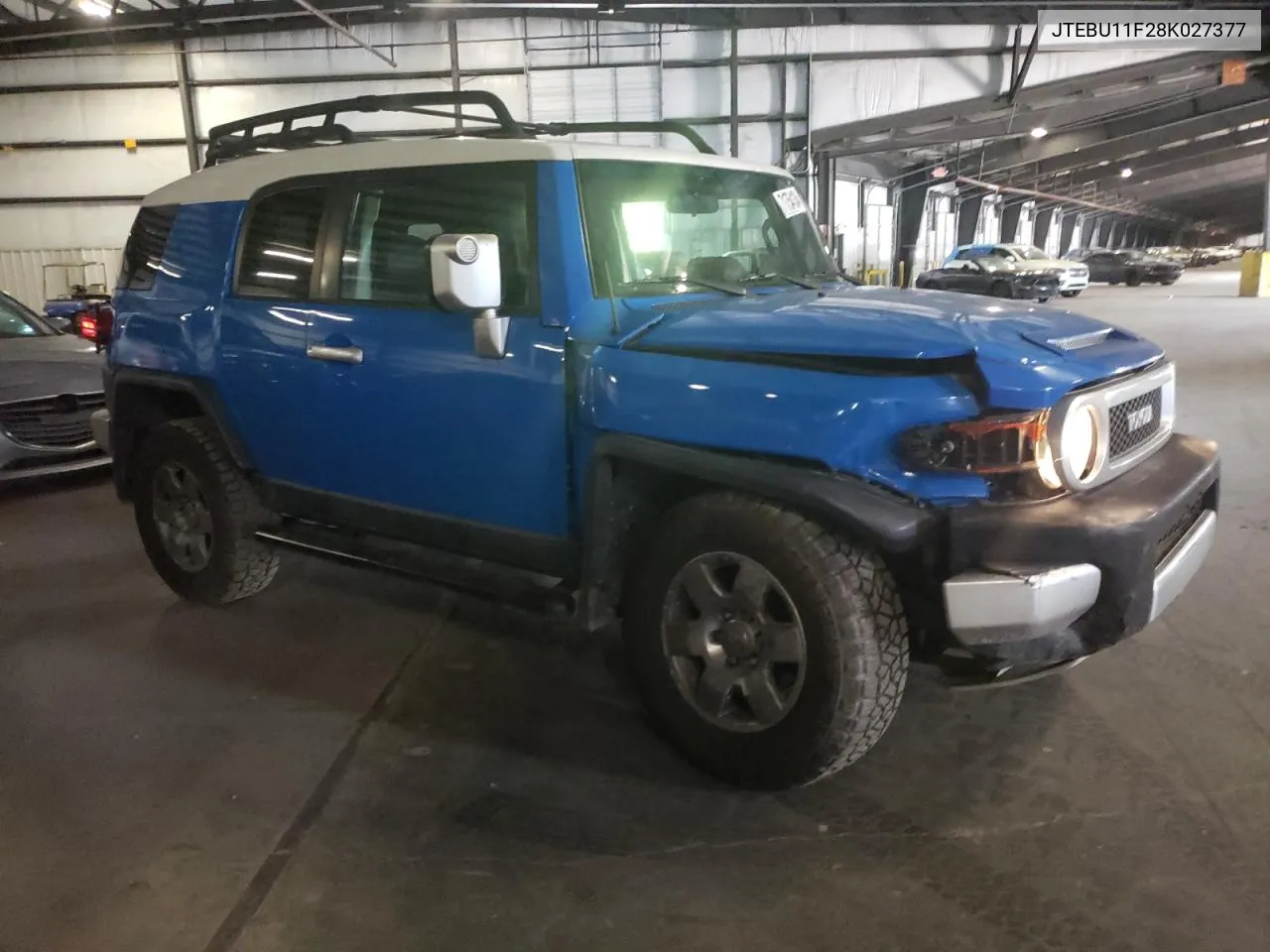 2008 Toyota Fj Cruiser VIN: JTEBU11F28K027377 Lot: 71754134