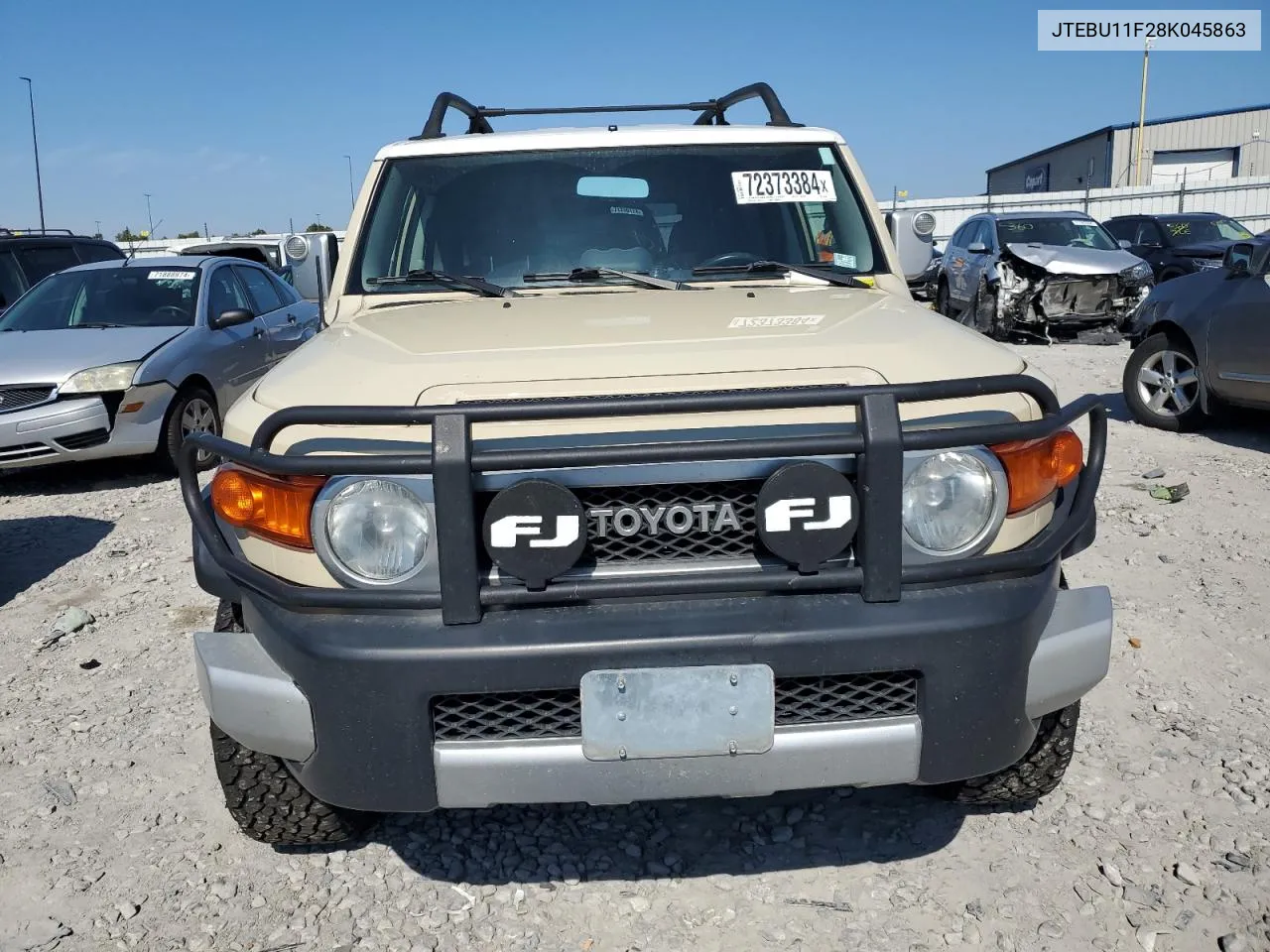 2008 Toyota Fj Cruiser VIN: JTEBU11F28K045863 Lot: 72373384