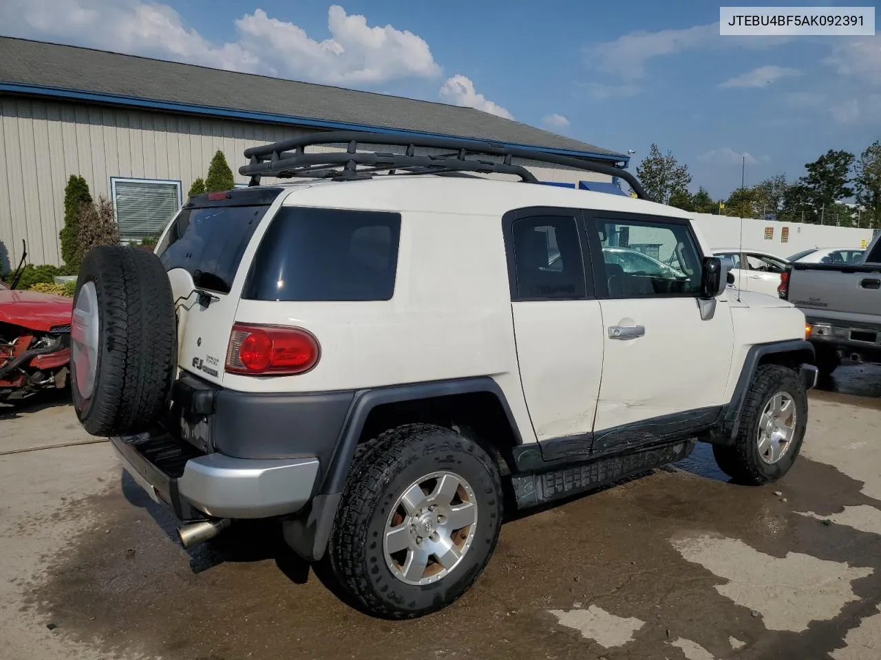 2010 Toyota Fj Cruiser VIN: JTEBU4BF5AK092391 Lot: 69499334