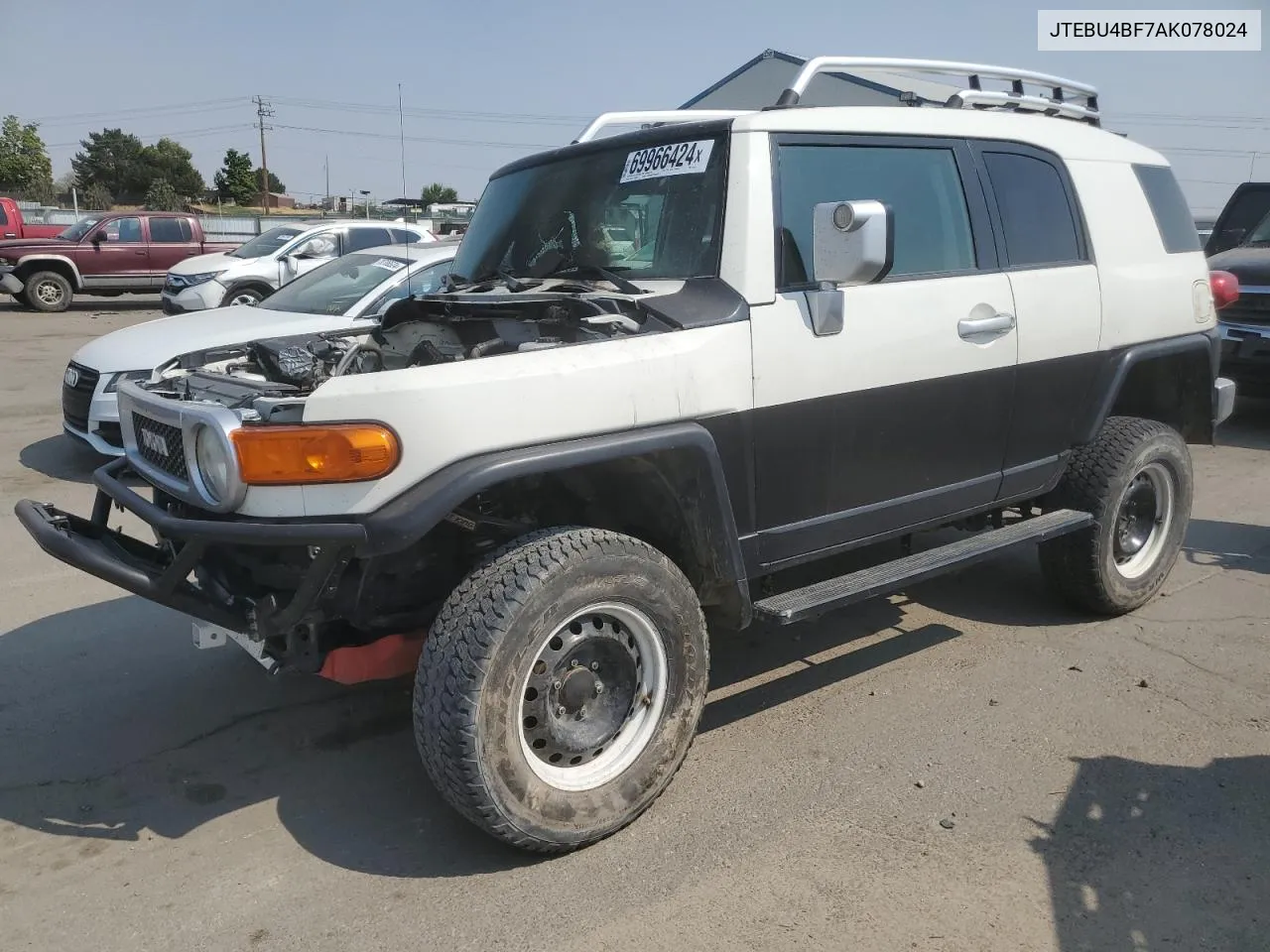 2010 Toyota Fj Cruiser VIN: JTEBU4BF7AK078024 Lot: 69966424