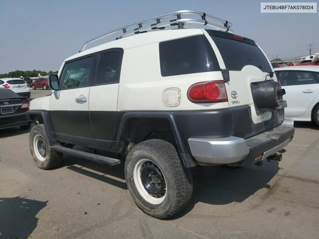 2010 Toyota Fj Cruiser VIN: JTEBU4BF7AK078024 Lot: 69966424