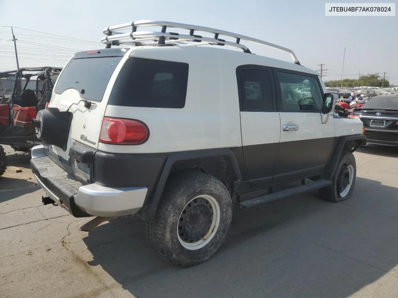 2010 Toyota Fj Cruiser VIN: JTEBU4BF7AK078024 Lot: 69966424