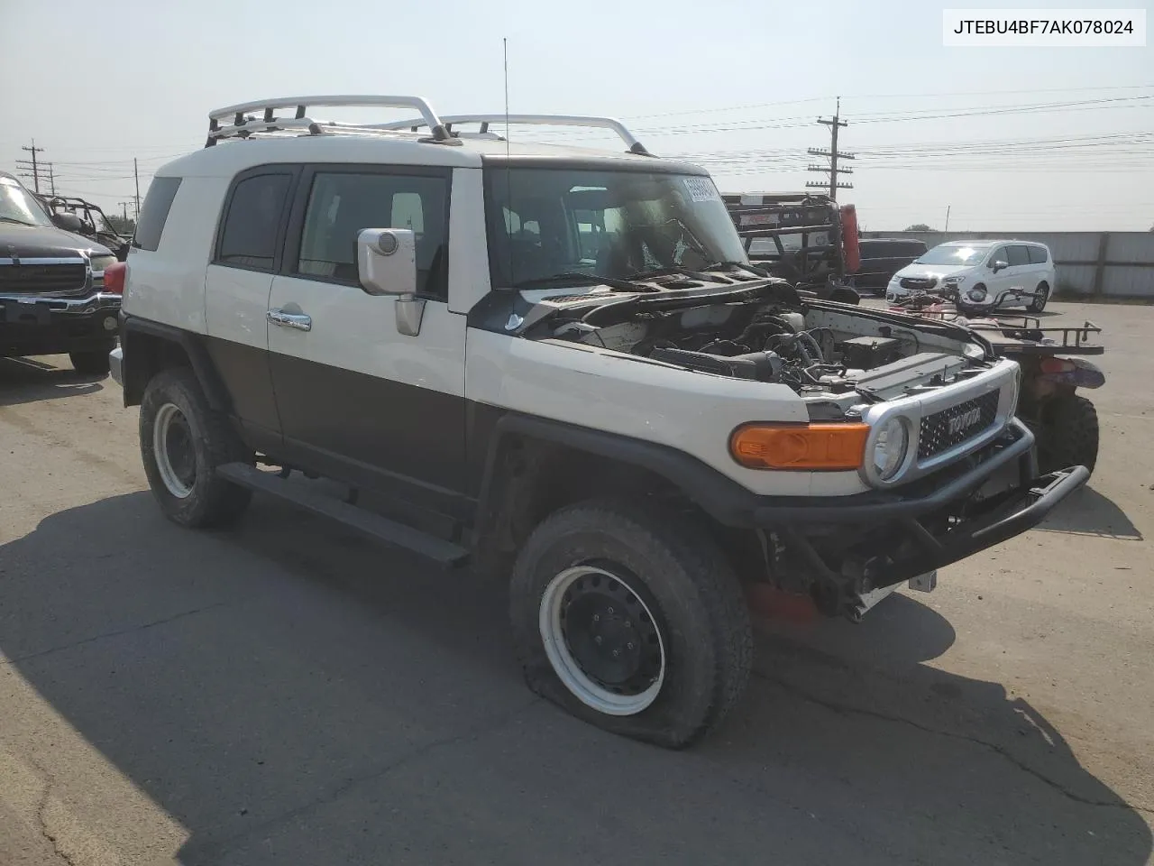 2010 Toyota Fj Cruiser VIN: JTEBU4BF7AK078024 Lot: 69966424