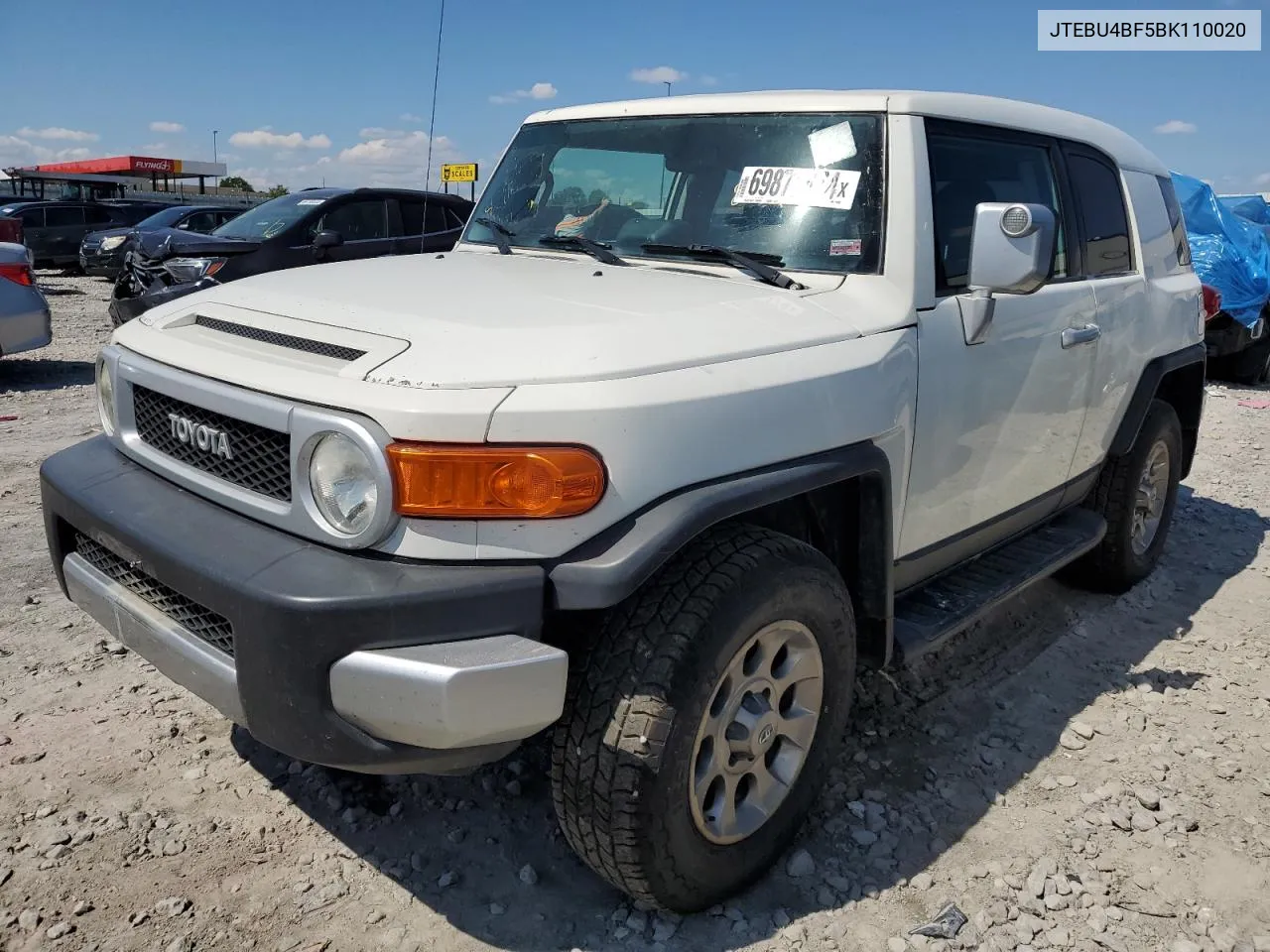 2011 Toyota Fj Cruiser VIN: JTEBU4BF5BK110020 Lot: 69872474