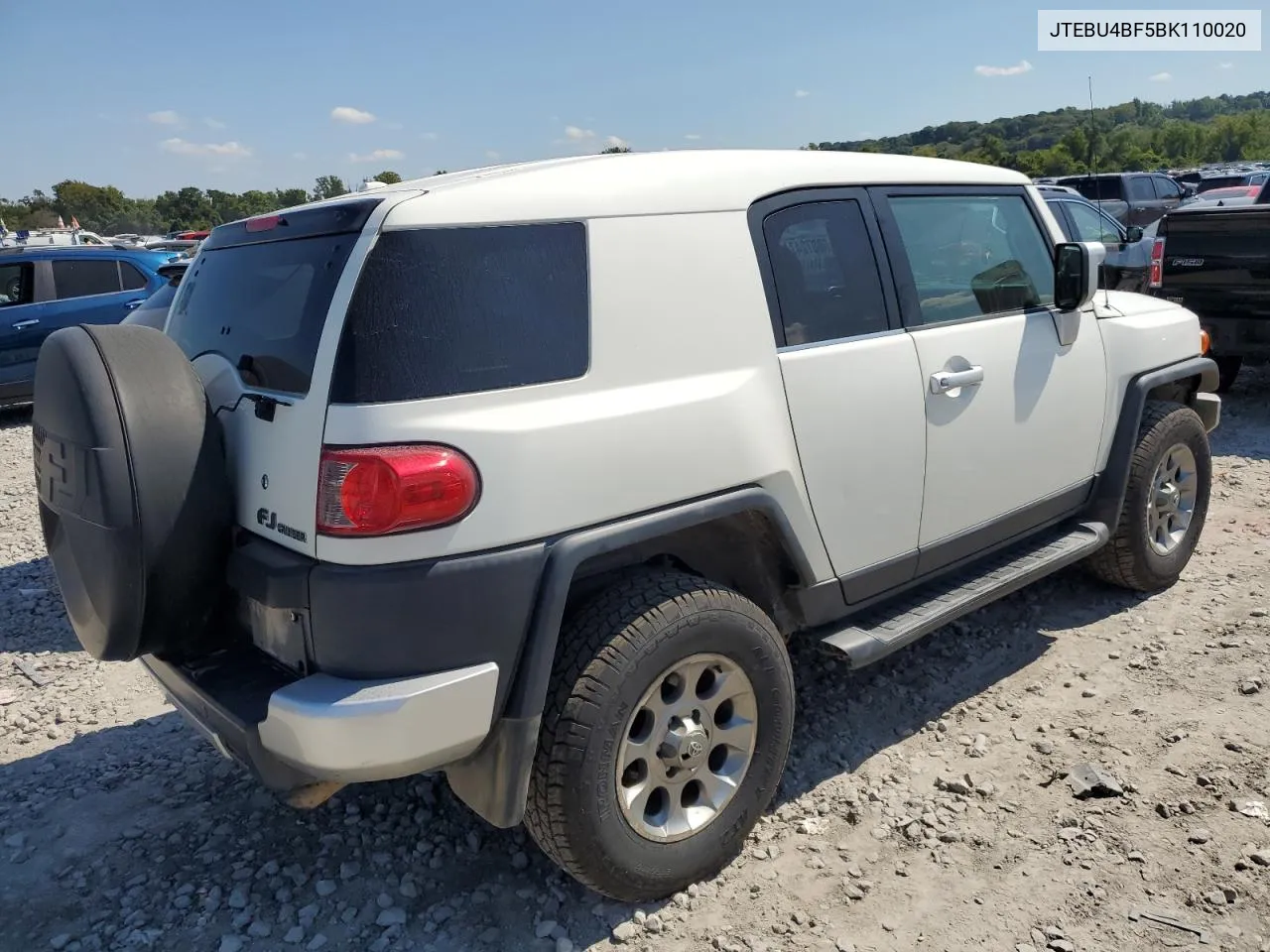 2011 Toyota Fj Cruiser VIN: JTEBU4BF5BK110020 Lot: 69872474