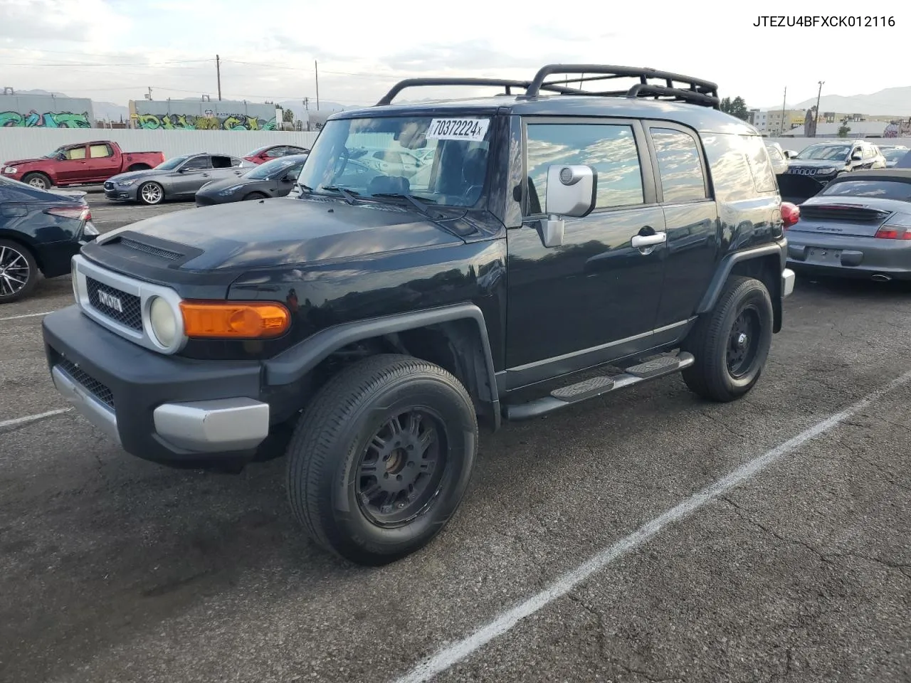 2012 Toyota Fj Cruiser VIN: JTEZU4BFXCK012116 Lot: 70372224