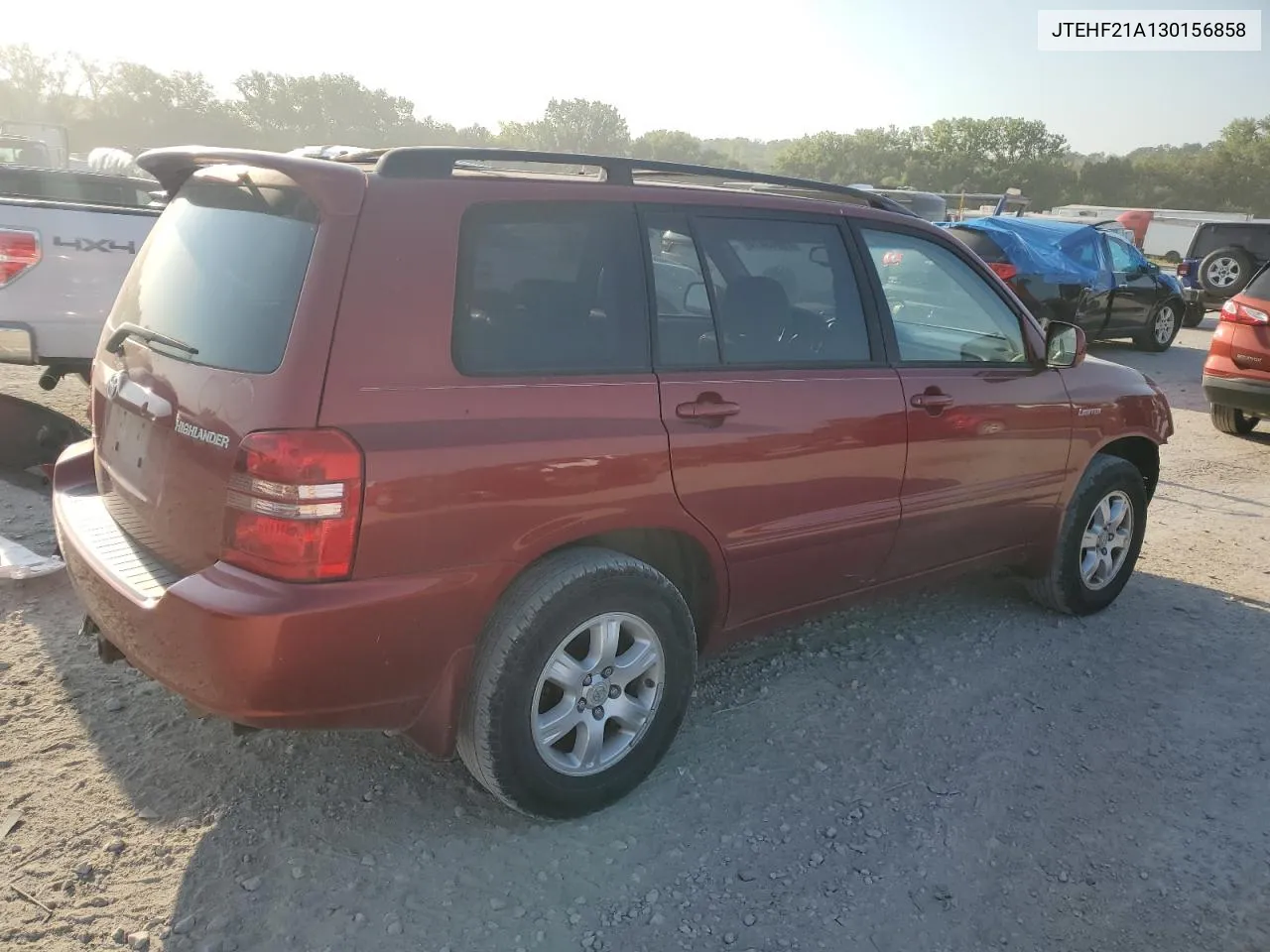 2003 Toyota Highlander Limited VIN: JTEHF21A130156858 Lot: 69045474