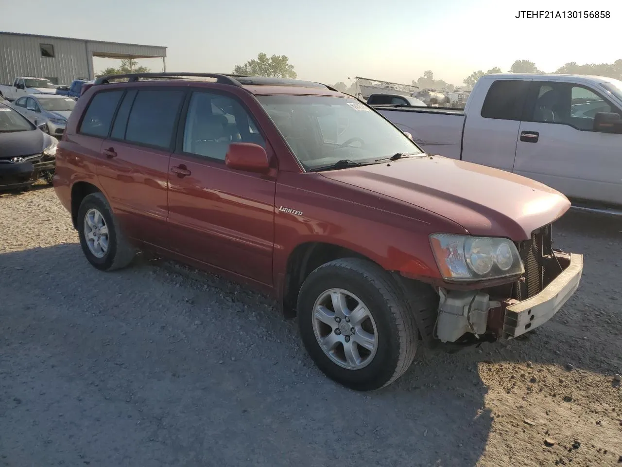 JTEHF21A130156858 2003 Toyota Highlander Limited