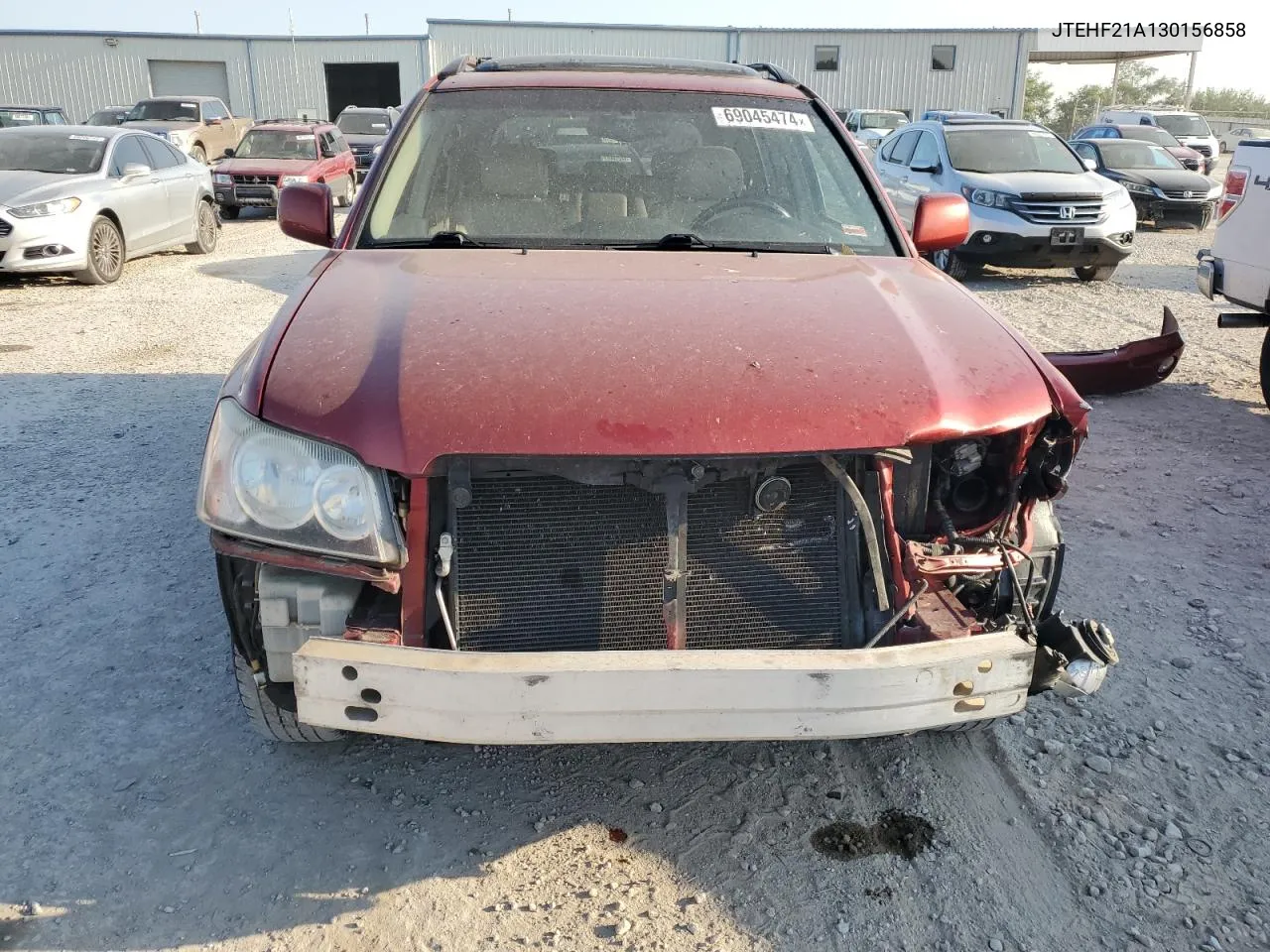 2003 Toyota Highlander Limited VIN: JTEHF21A130156858 Lot: 69045474