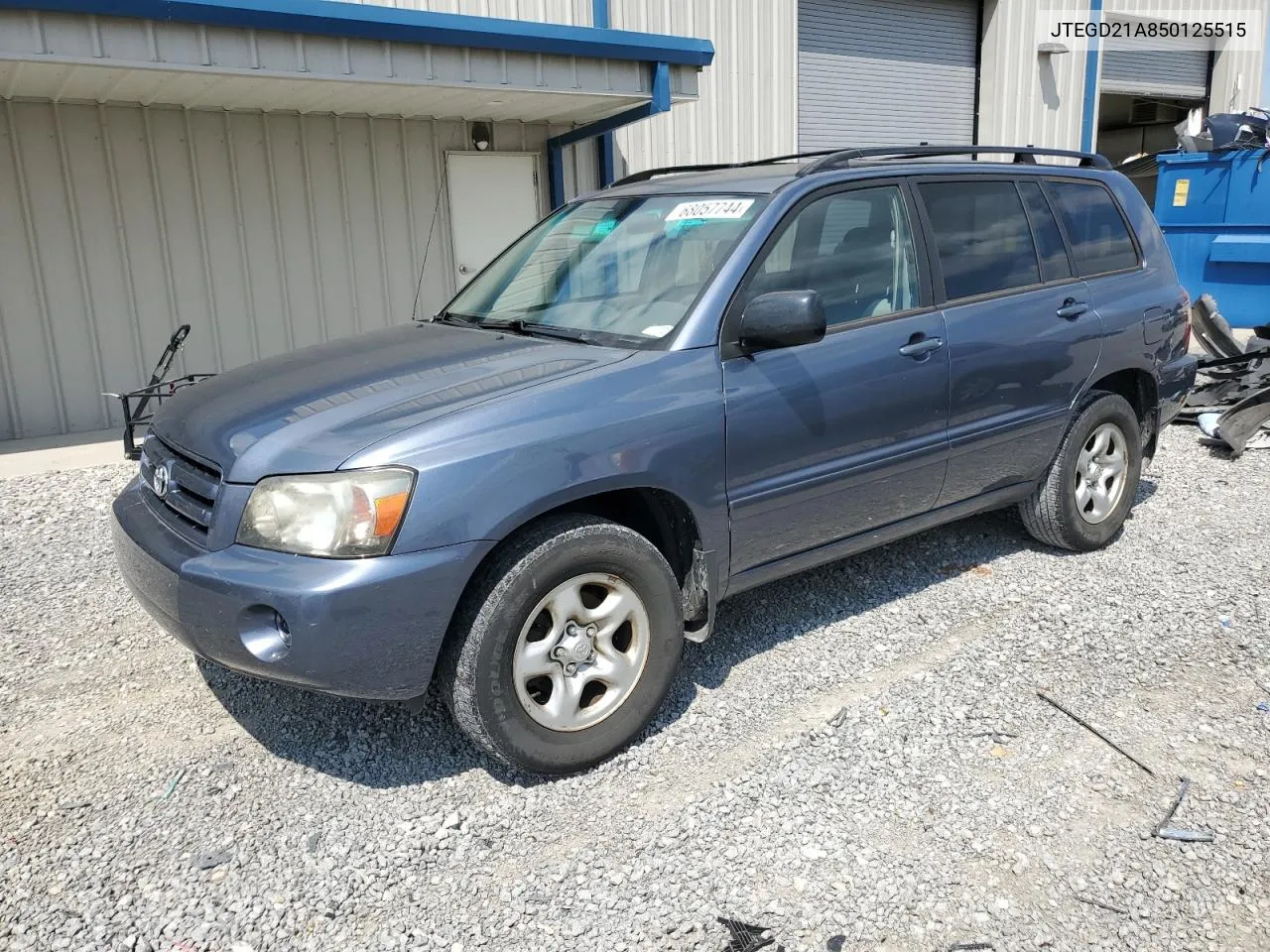 2005 Toyota Highlander VIN: JTEGD21A850125515 Lot: 68057744