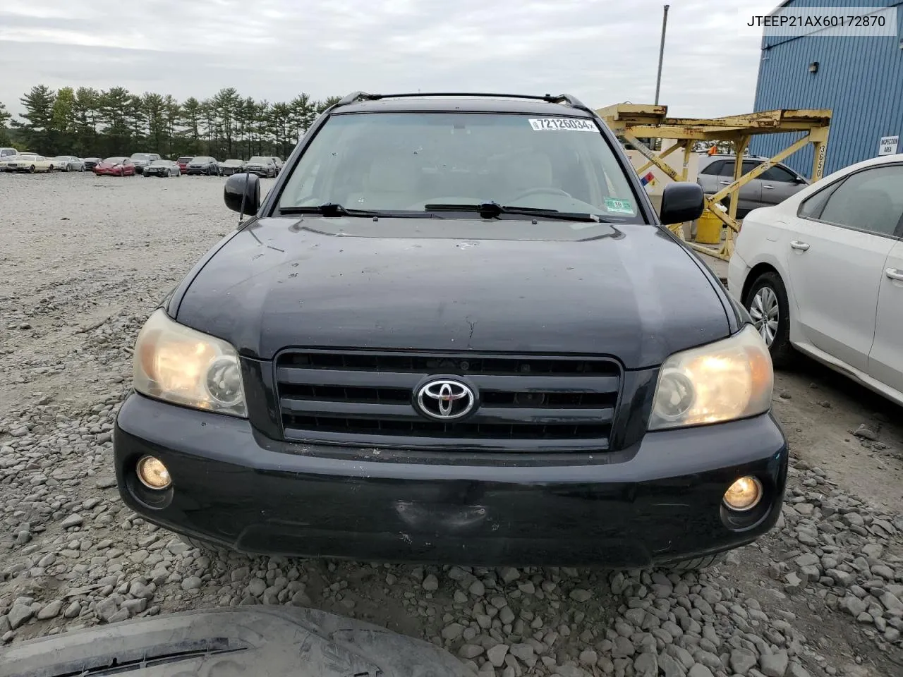 2006 Toyota Highlander Limited VIN: JTEEP21AX60172870 Lot: 72126034