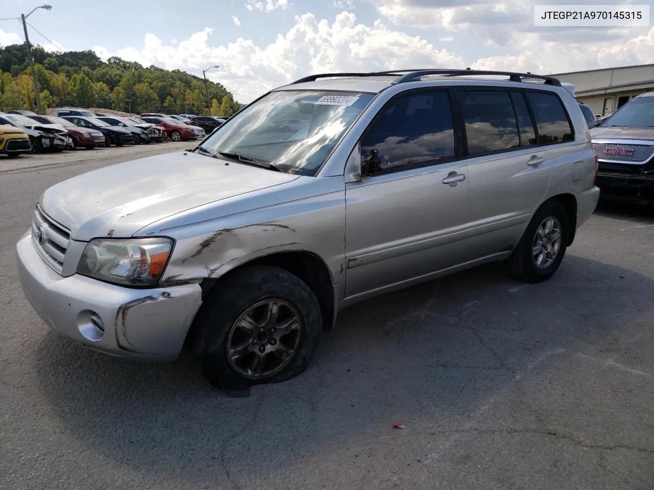 2007 Toyota Highlander Sport VIN: JTEGP21A970145315 Lot: 69992224