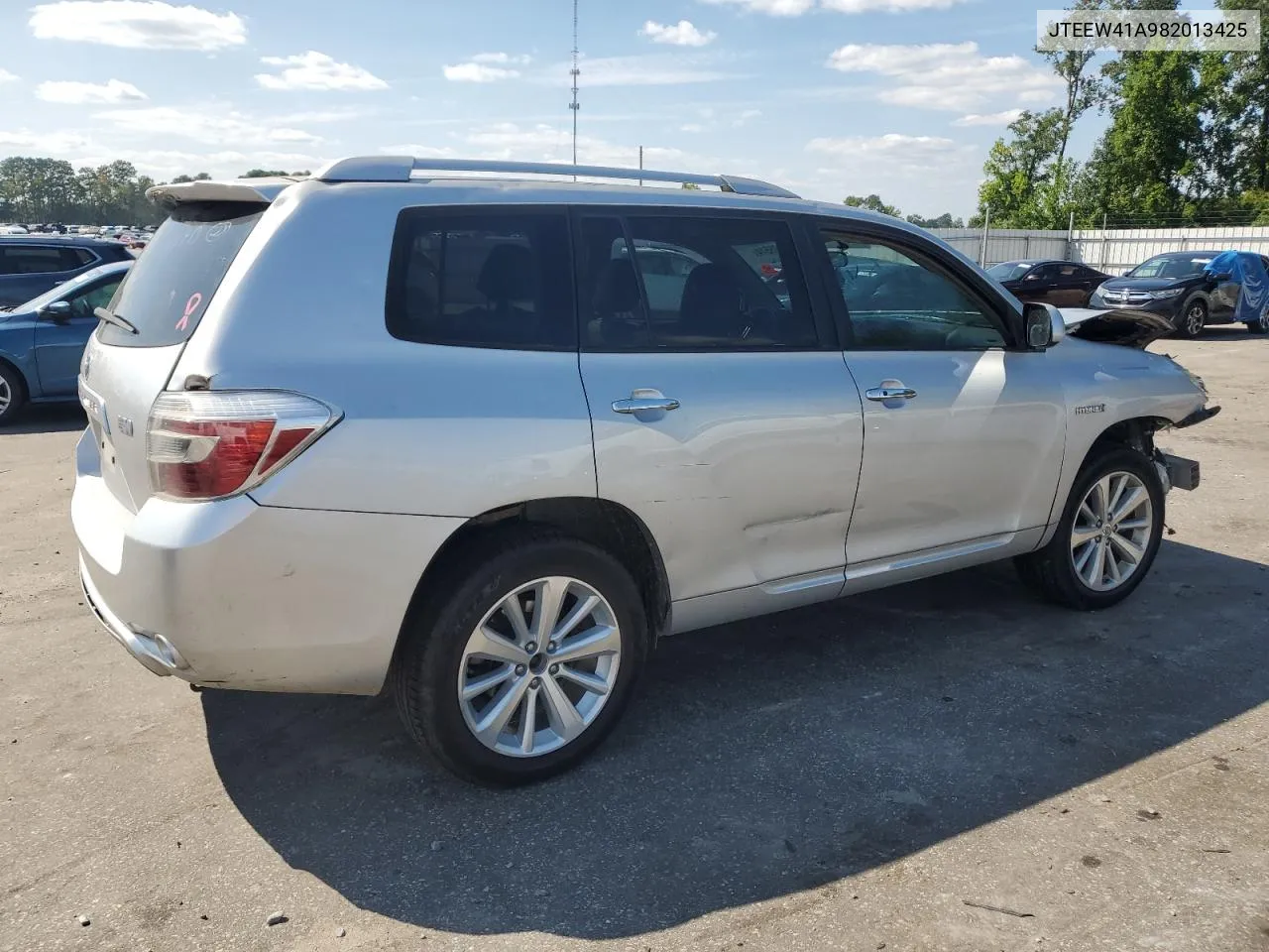 2008 Toyota Highlander Hybrid VIN: JTEEW41A982013425 Lot: 67835514