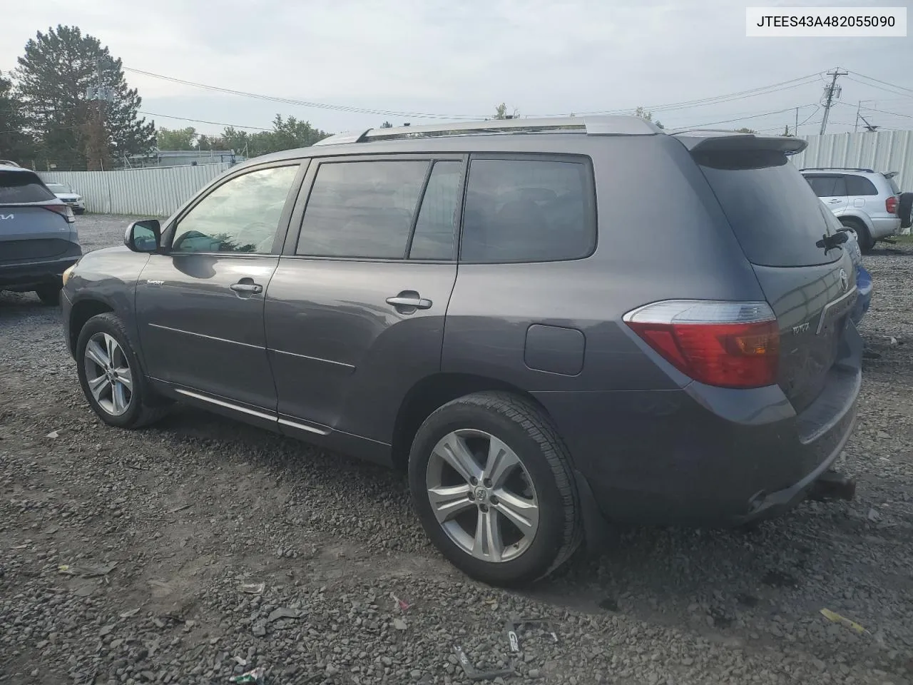 2008 Toyota Highlander Sport VIN: JTEES43A482055090 Lot: 72078924