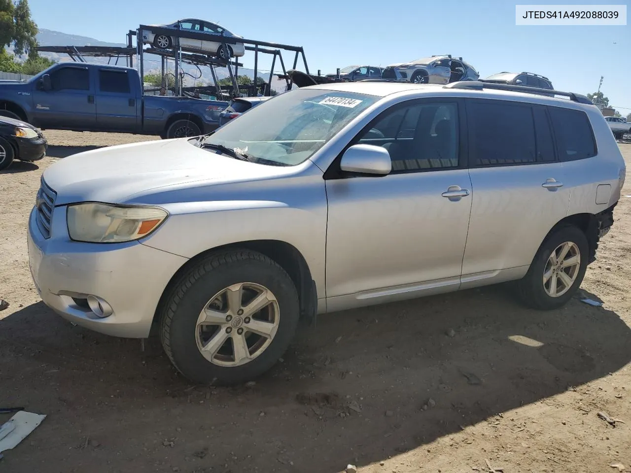 JTEDS41A492088039 2009 Toyota Highlander