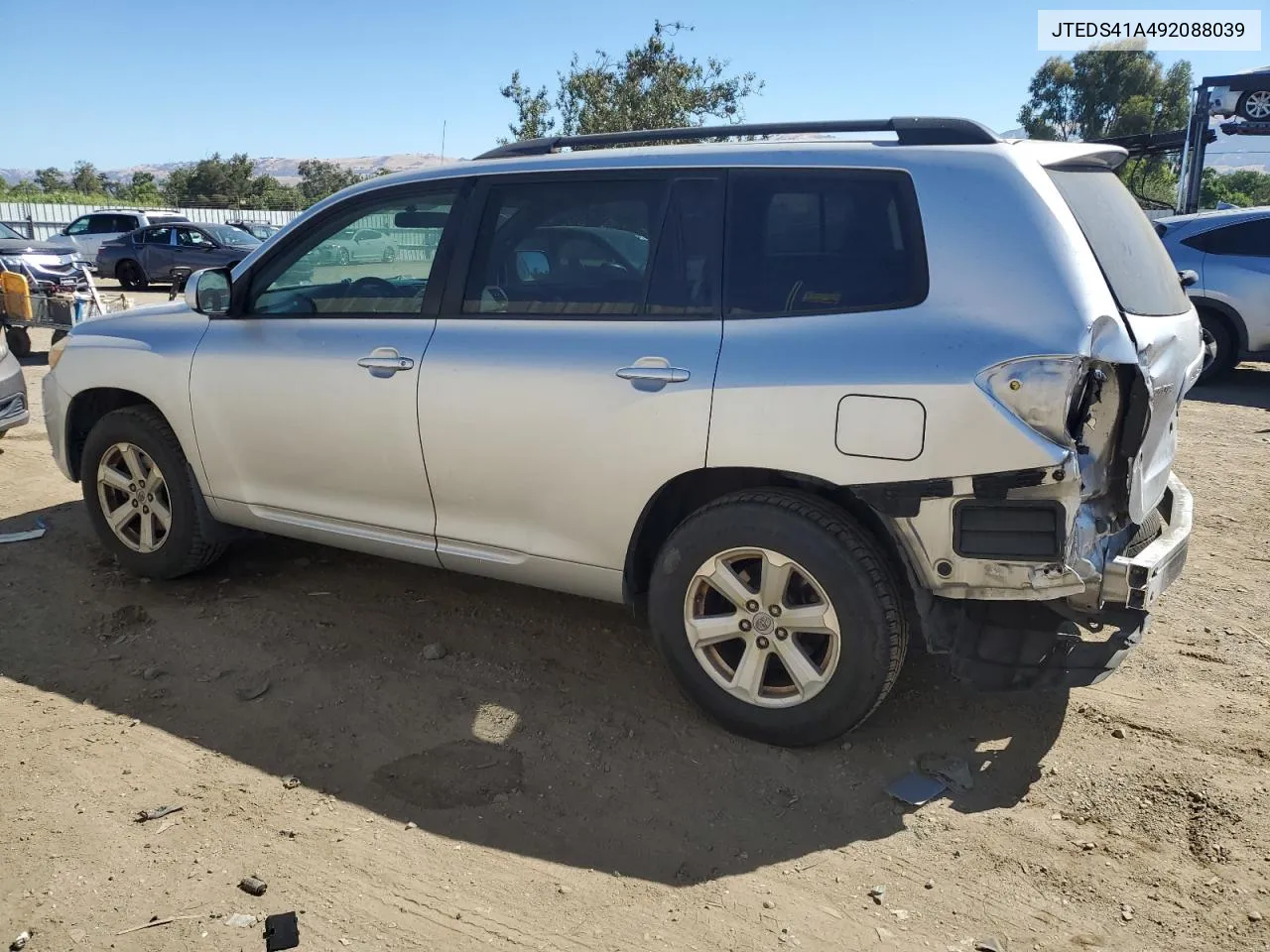 2009 Toyota Highlander VIN: JTEDS41A492088039 Lot: 64470134