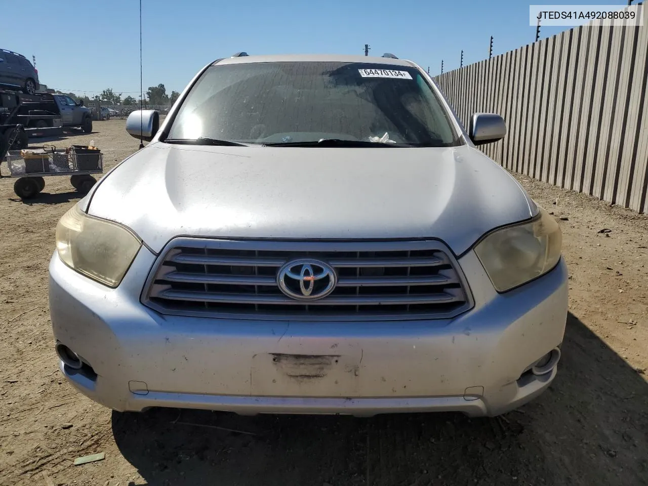 JTEDS41A492088039 2009 Toyota Highlander