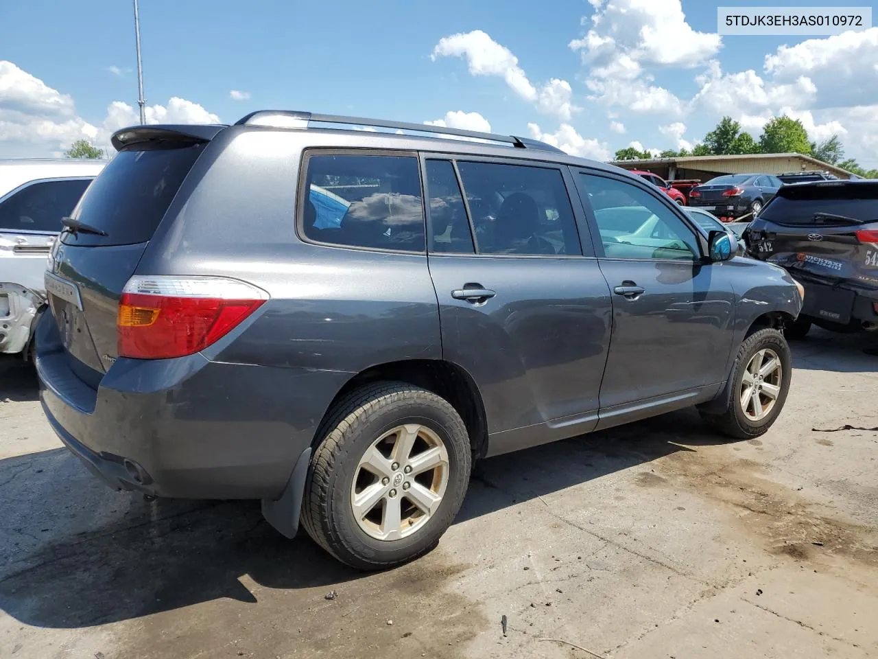 2010 Toyota Highlander Se VIN: 5TDJK3EH3AS010972 Lot: 61047904