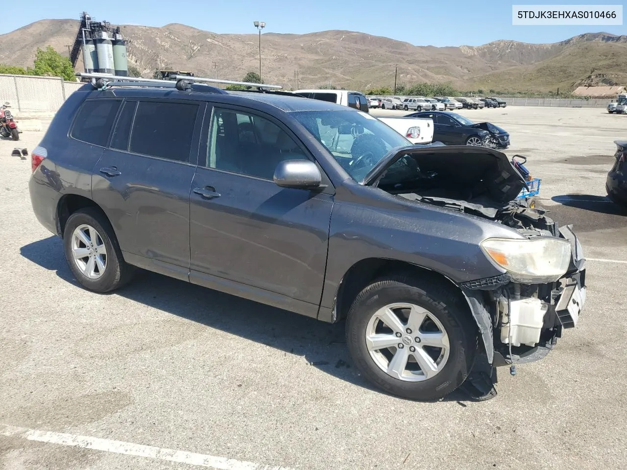 2010 Toyota Highlander Se VIN: 5TDJK3EHXAS010466 Lot: 69900784