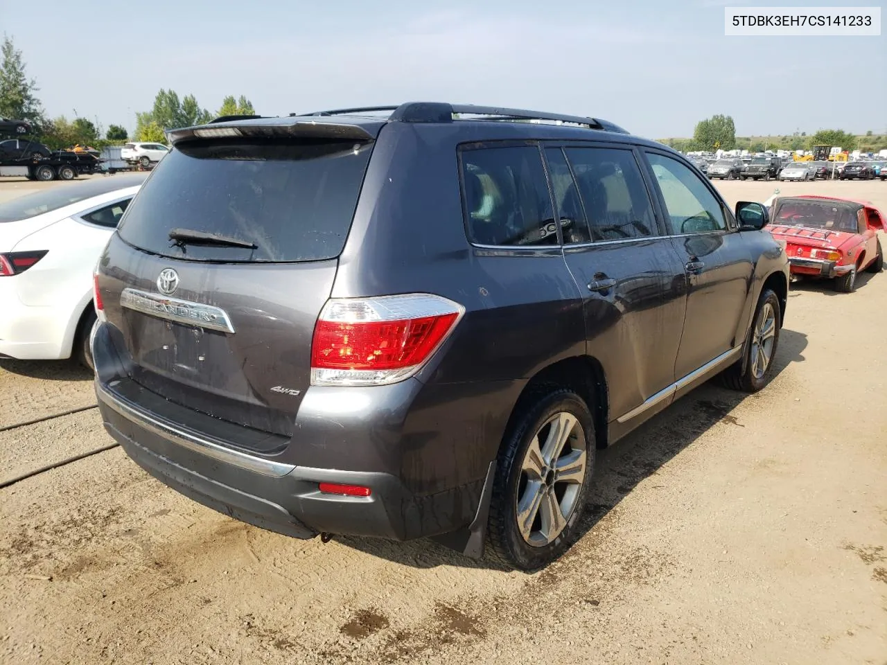 2012 Toyota Highlander Base VIN: 5TDBK3EH7CS141233 Lot: 69340604