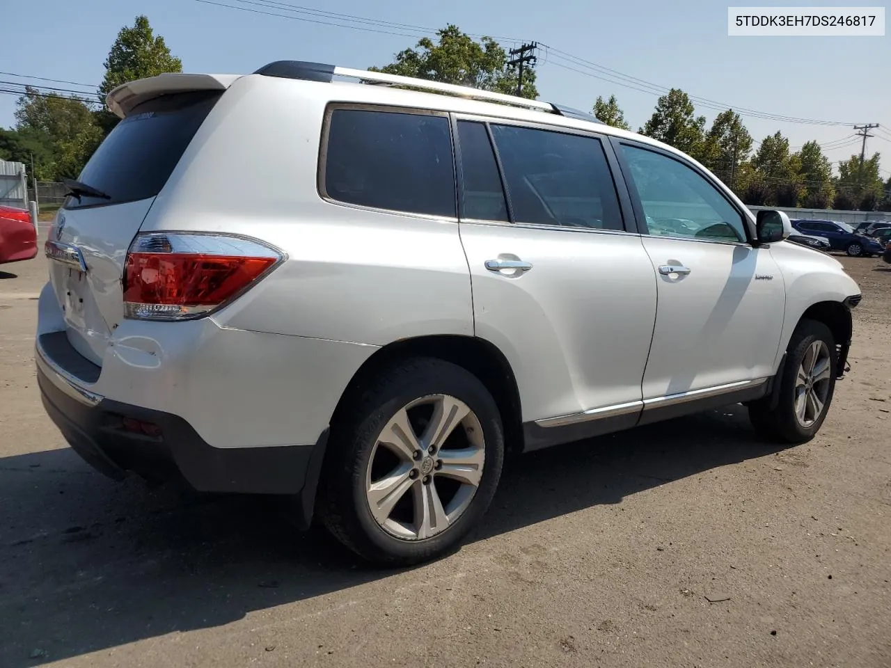 2013 Toyota Highlander Limited VIN: 5TDDK3EH7DS246817 Lot: 71224524