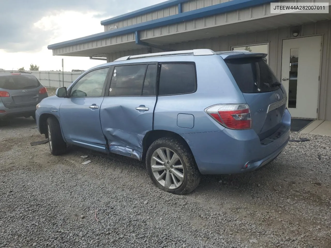 2018 Toyota Highlander Hybrid Limited VIN: JTEEW44A282007011 Lot: 63839974