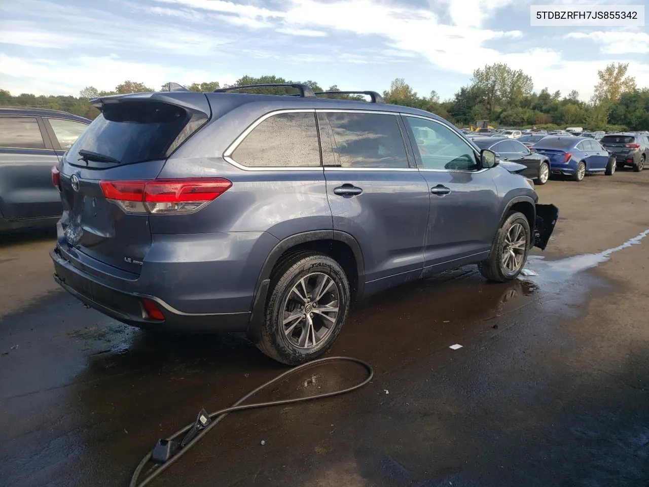 5TDBZRFH7JS855342 2018 Toyota Highlander Le