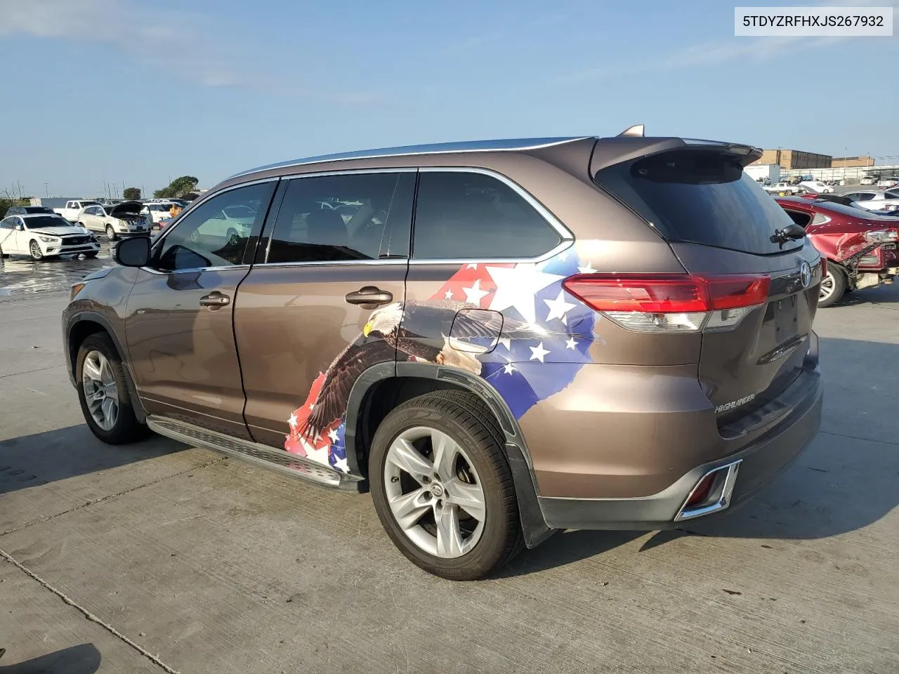 2018 Toyota Highlander Limited VIN: 5TDYZRFHXJS267932 Lot: 72171264