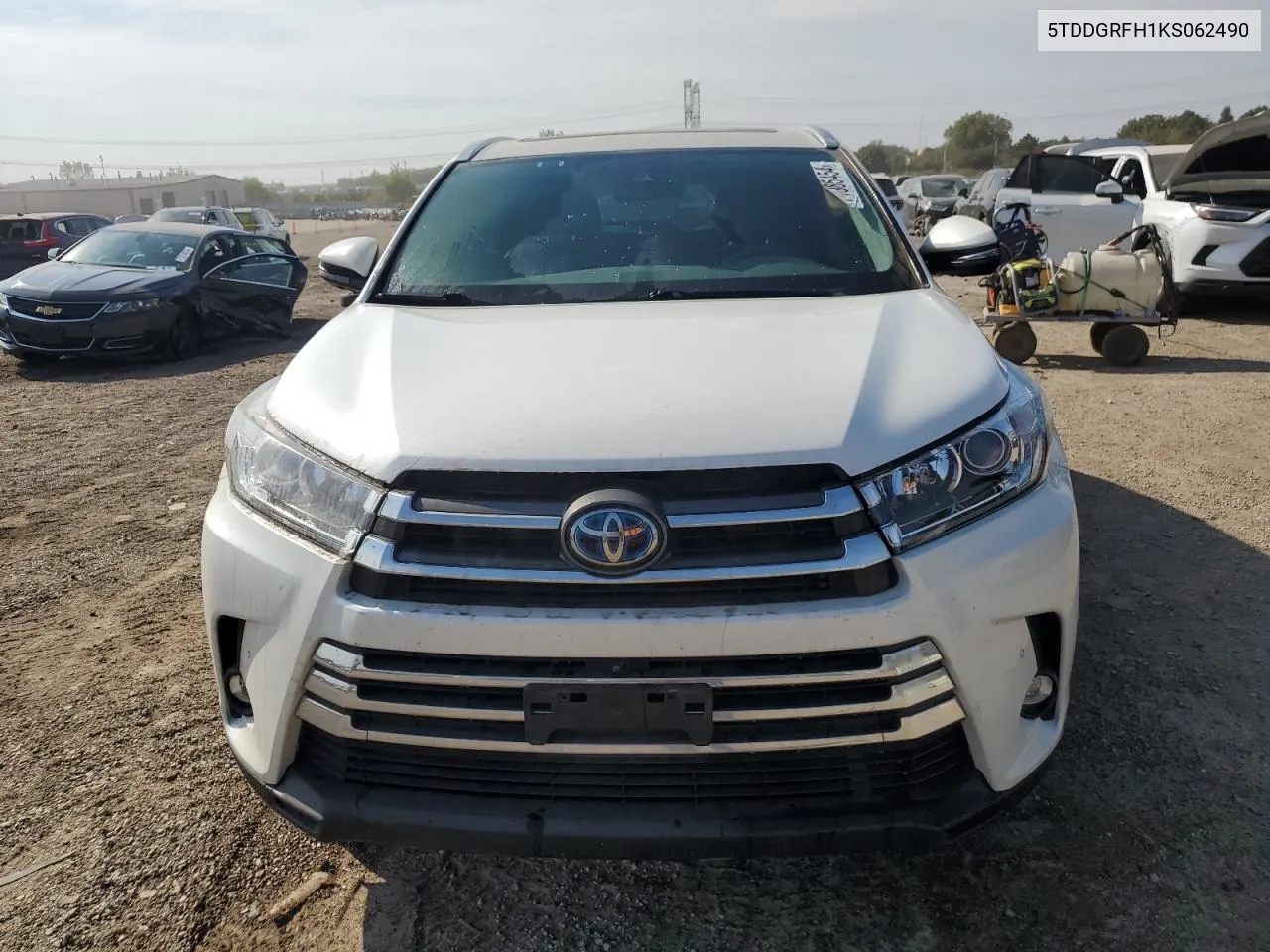 5TDDGRFH1KS062490 2019 Toyota Highlander Hybrid Limited