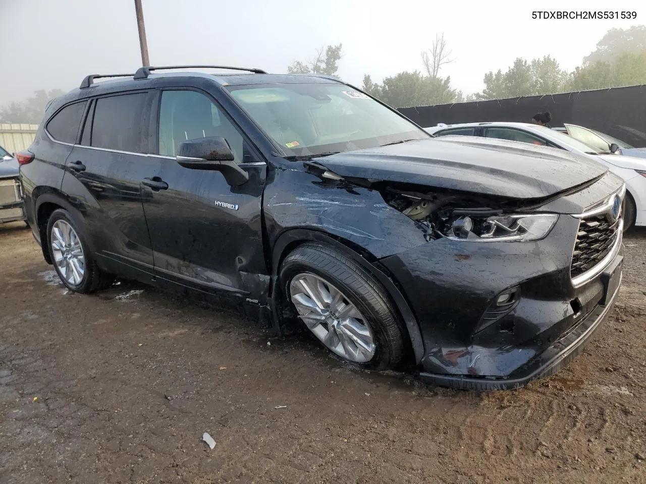 5TDXBRCH2MS531539 2021 Toyota Highlander Hybrid Limited