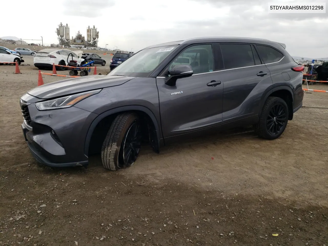 2021 Toyota Highlander Hybrid Limited VIN: 5TDYARAH5MS012298 Lot: 71867474