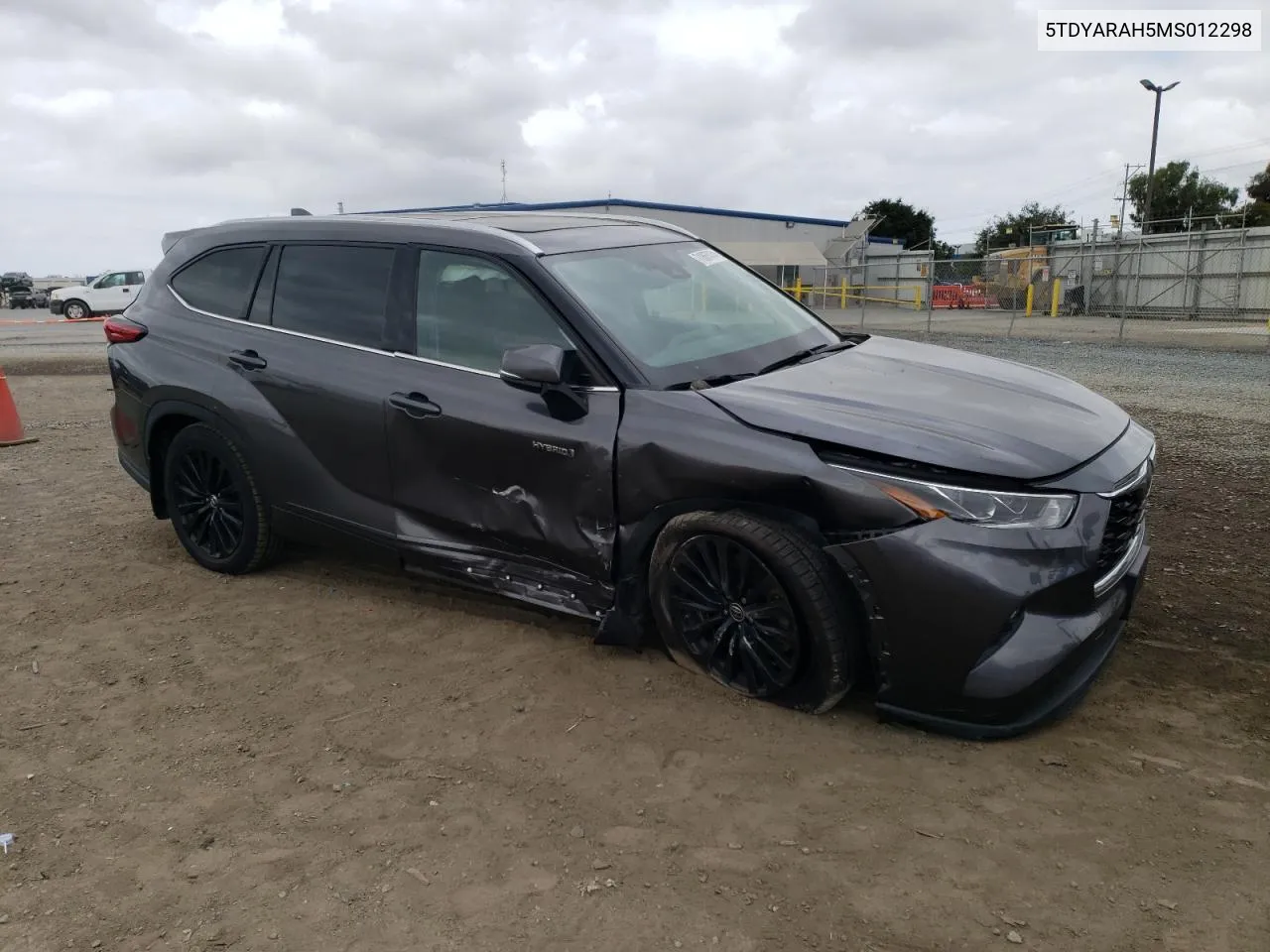 2021 Toyota Highlander Hybrid Limited VIN: 5TDYARAH5MS012298 Lot: 71867474