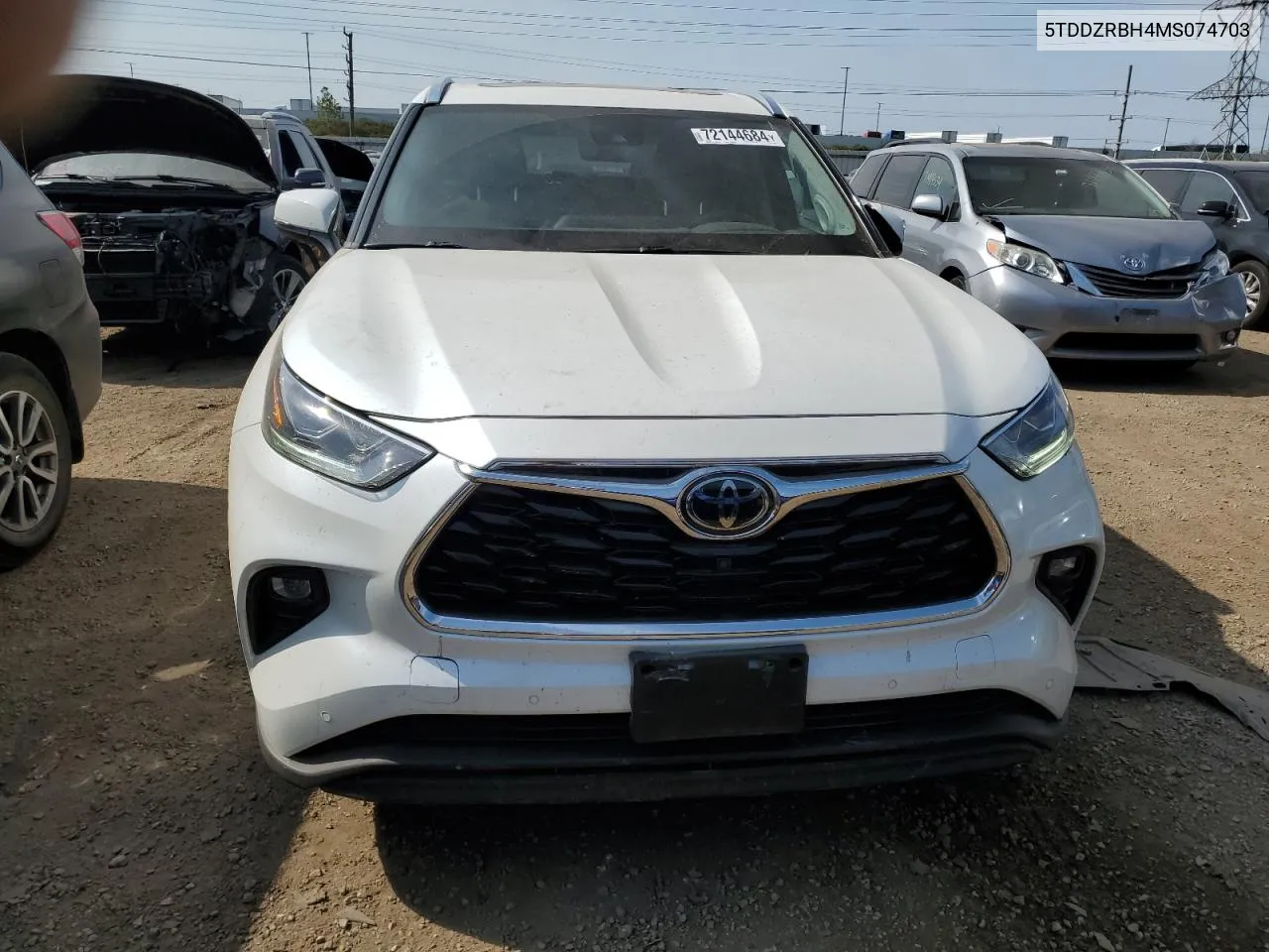 5TDDZRBH4MS074703 2021 Toyota Highlander Limited