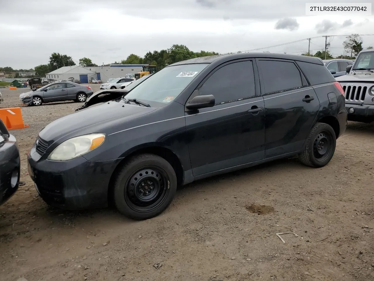 2003 Toyota Corolla Matrix Base VIN: 2T1LR32E43C077042 Lot: 70567484