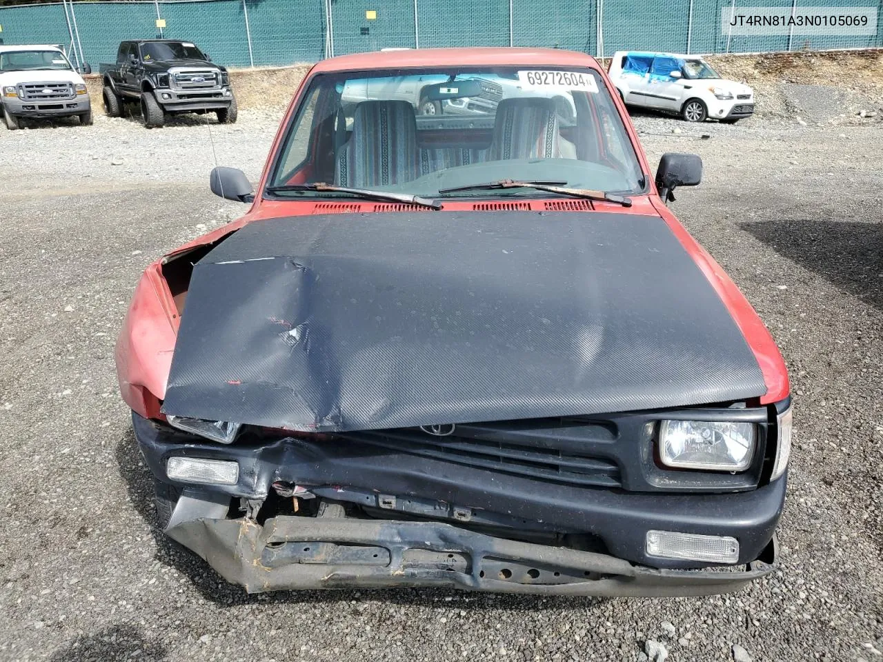 1992 Toyota Pickup 1/2 Ton Short Wheelbase VIN: JT4RN81A3N0105069 Lot: 69272604