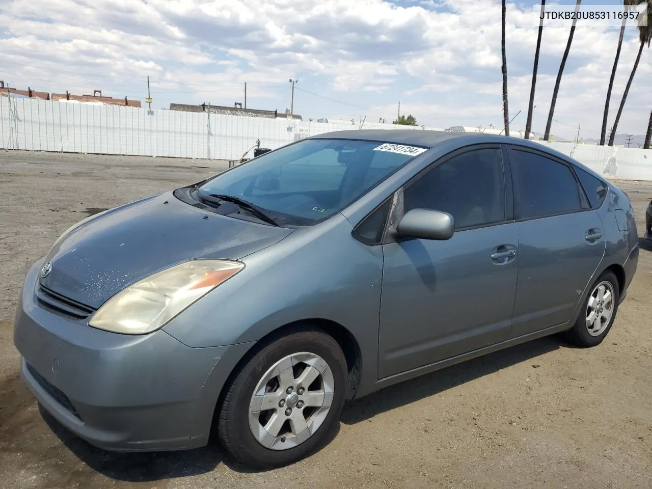 JTDKB20U853116957 2005 Toyota Prius