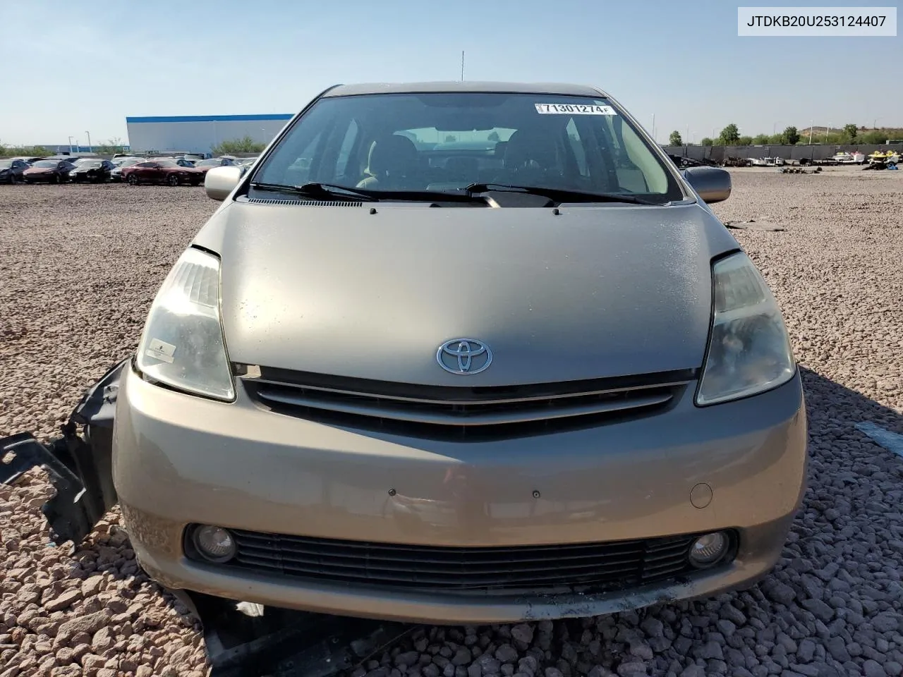 2005 Toyota Prius VIN: JTDKB20U253124407 Lot: 71301274